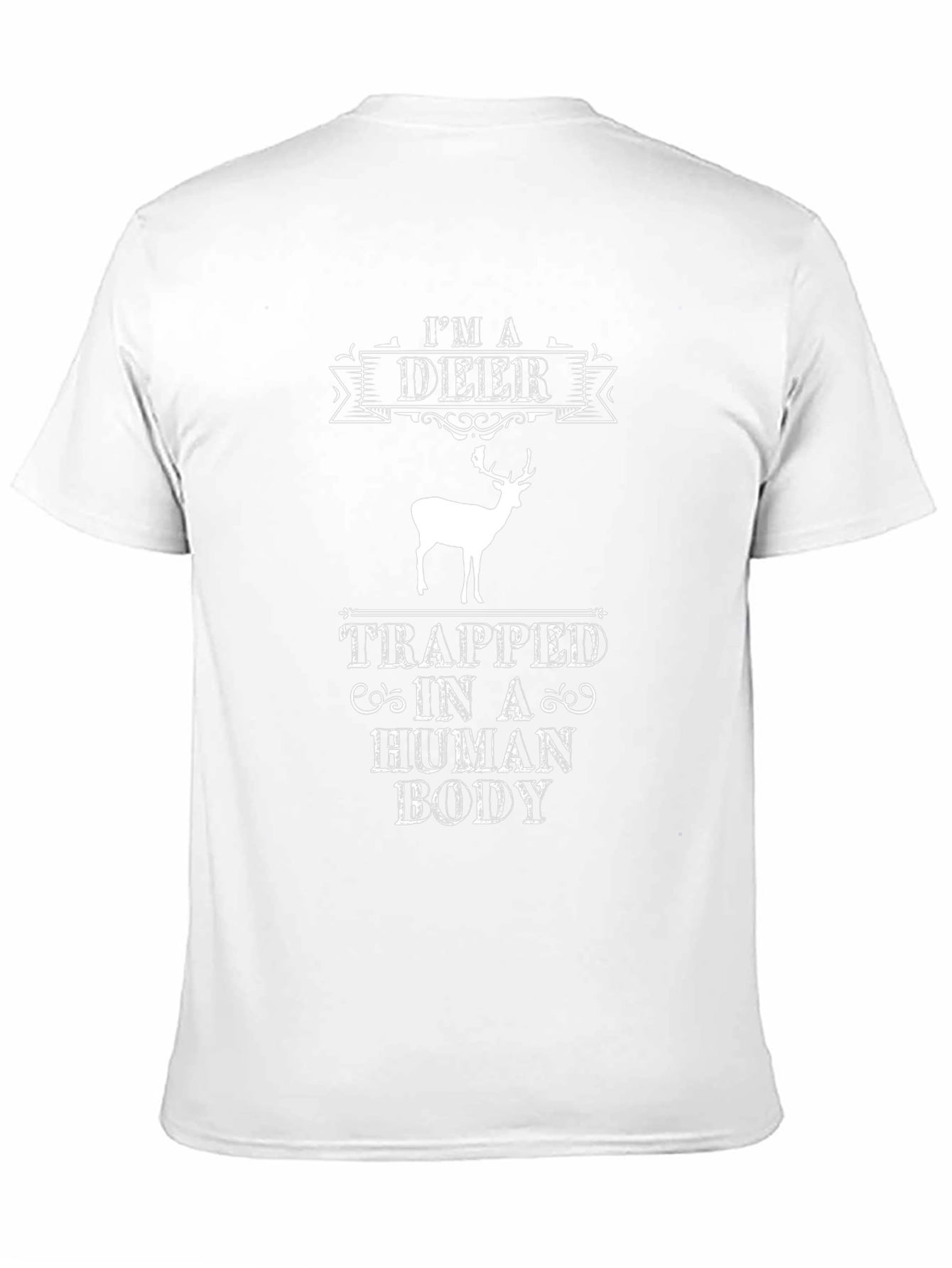 Deer Trapped in Human Body Graphic Tee