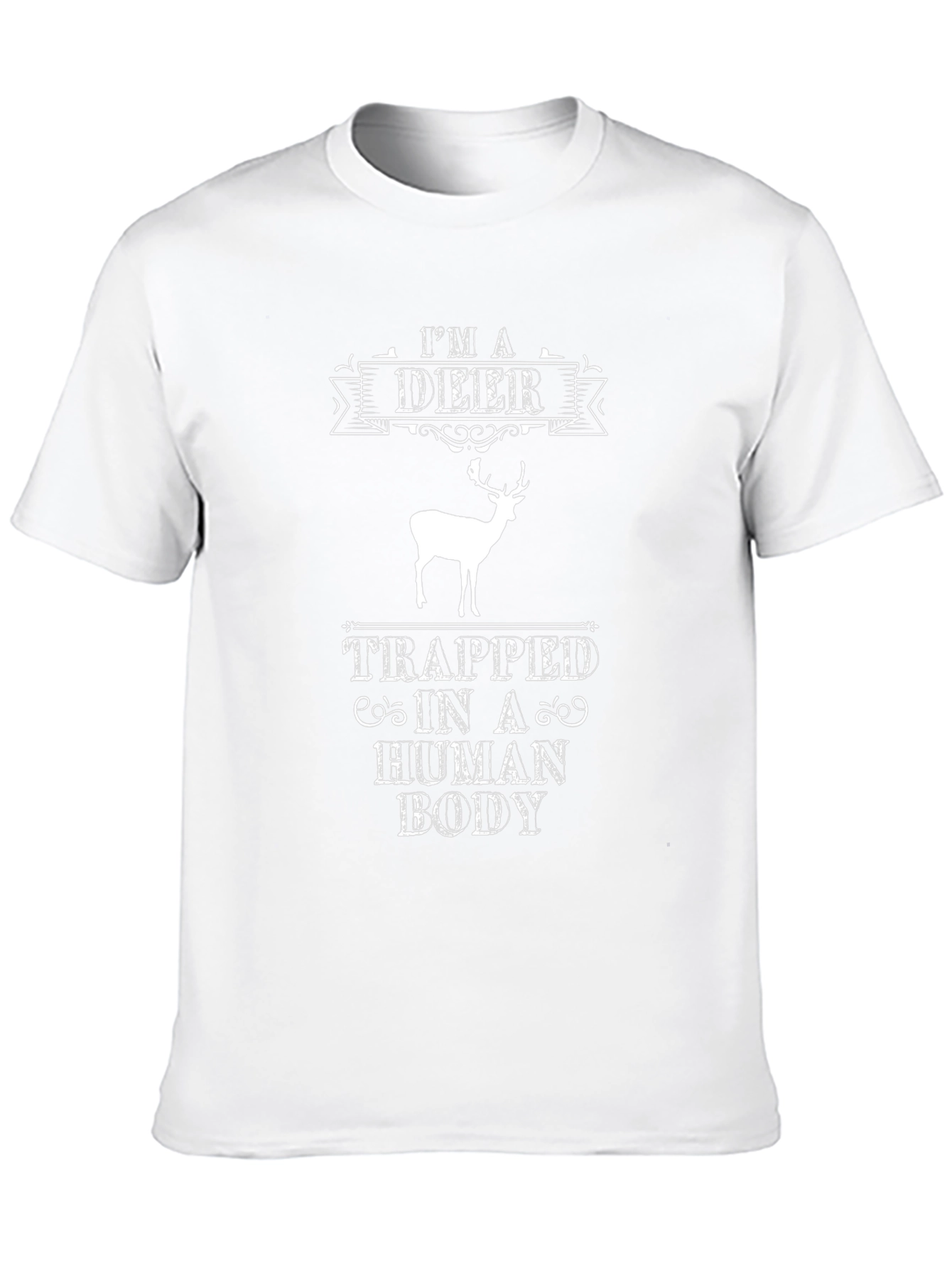 Deer Trapped in Human Body Graphic Tee