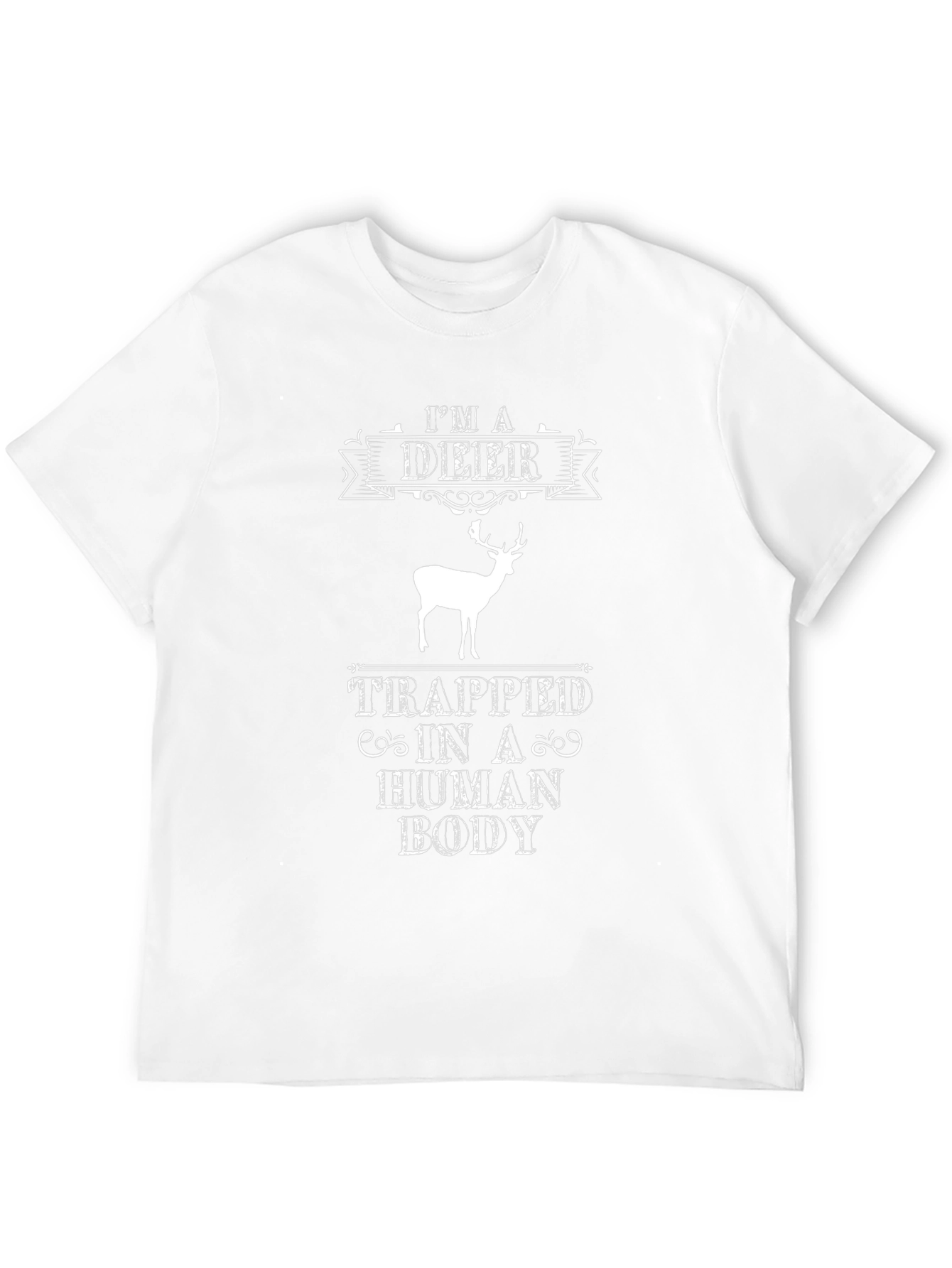 Deer Trapped in Human Body Graphic Tee