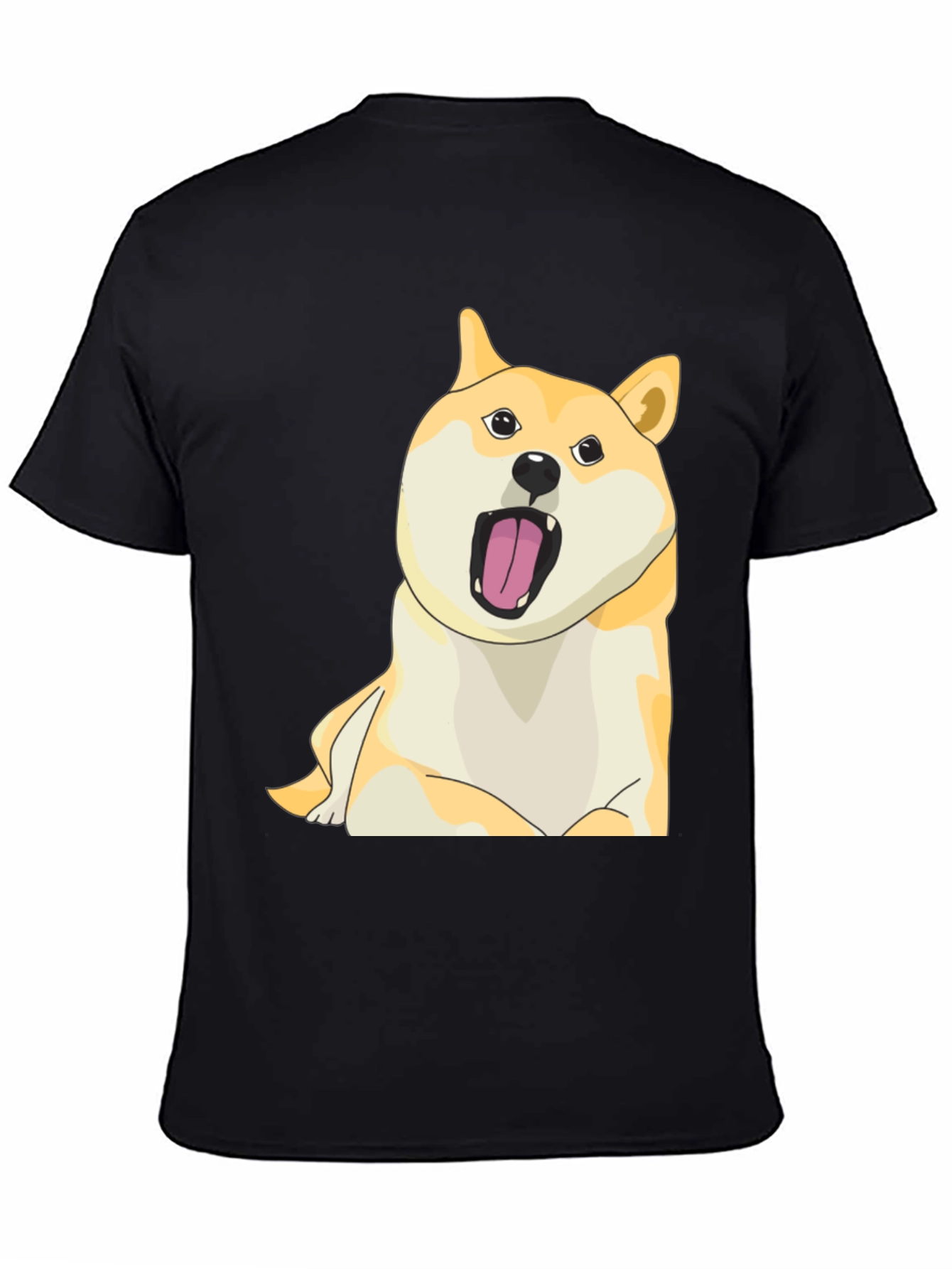 Dogecoin Meme T-Shirt - Unisex Black Tee