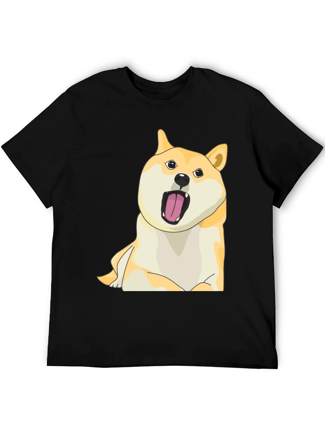 Dogecoin Meme T-Shirt - Unisex Black Tee