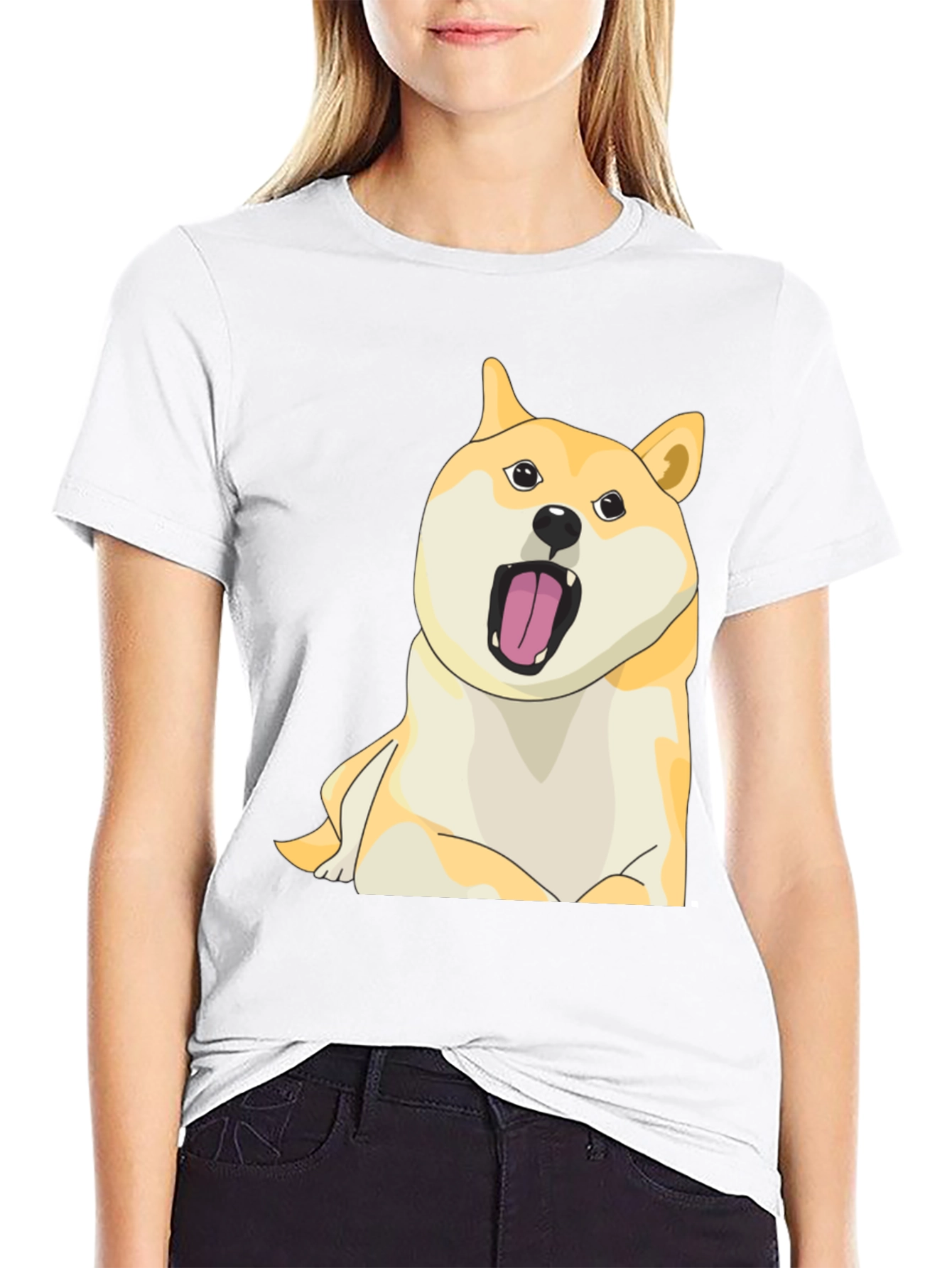 Dogecoin Meme T-Shirt - Unisex Black Tee