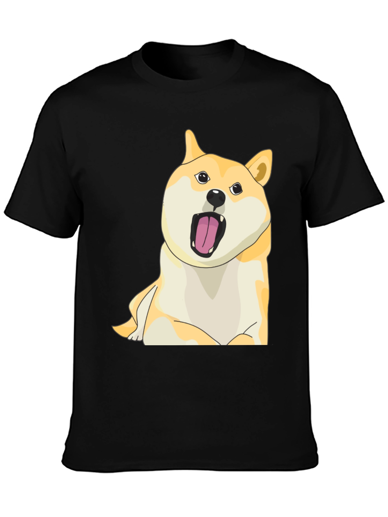 Dogecoin Meme T-Shirt - Unisex Black Tee