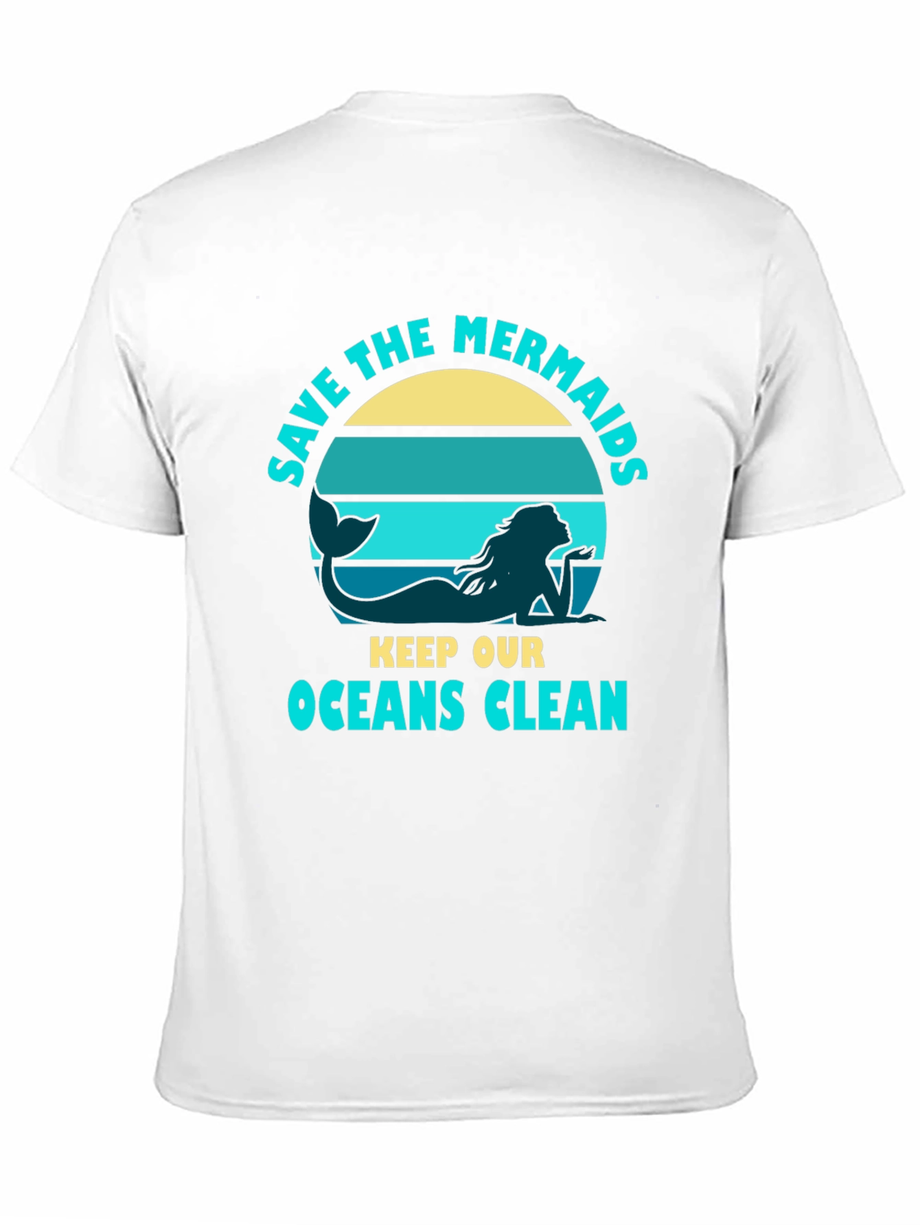 Save the Mermaids Graphic Tee - Ocean Conservation T-Shirt