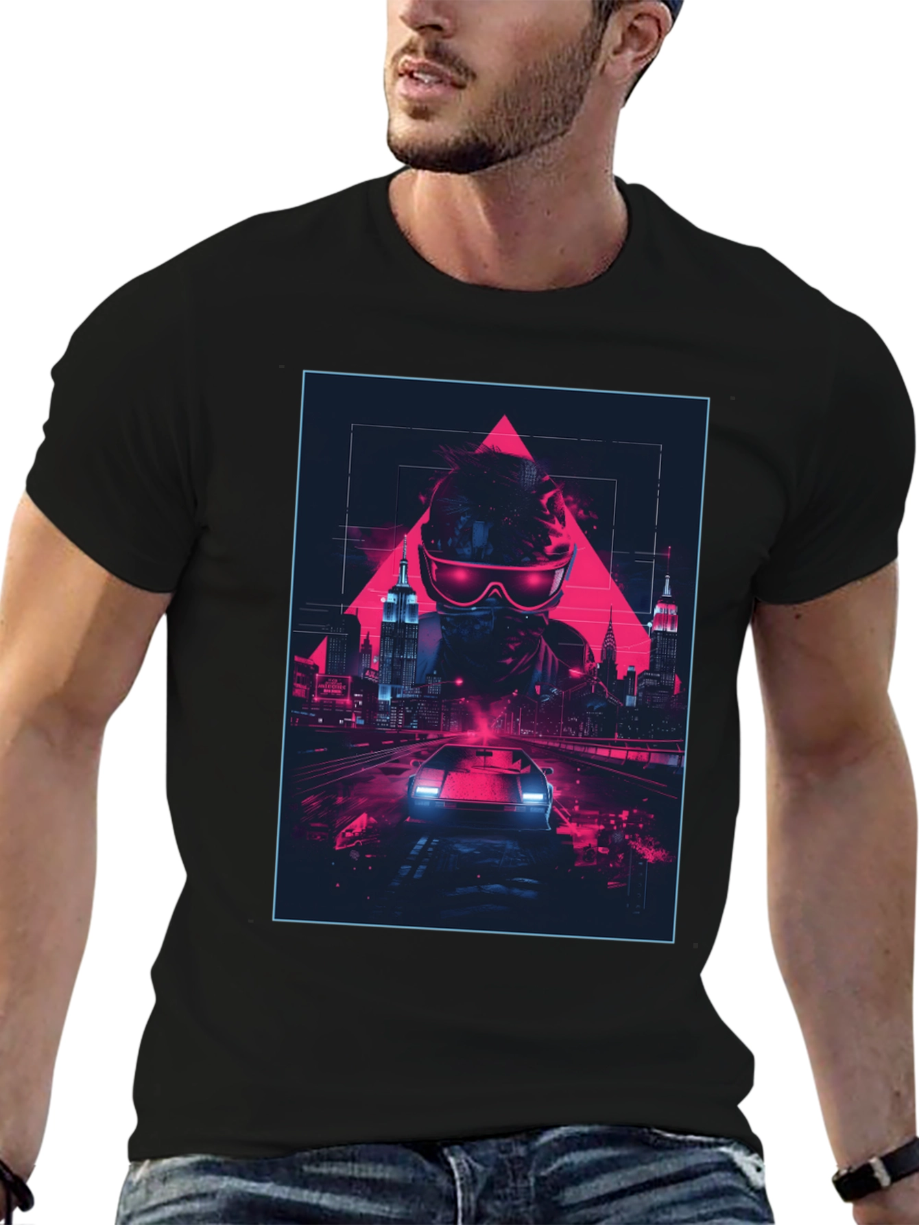 Retro Wave T-Shirt - Synthwave Style