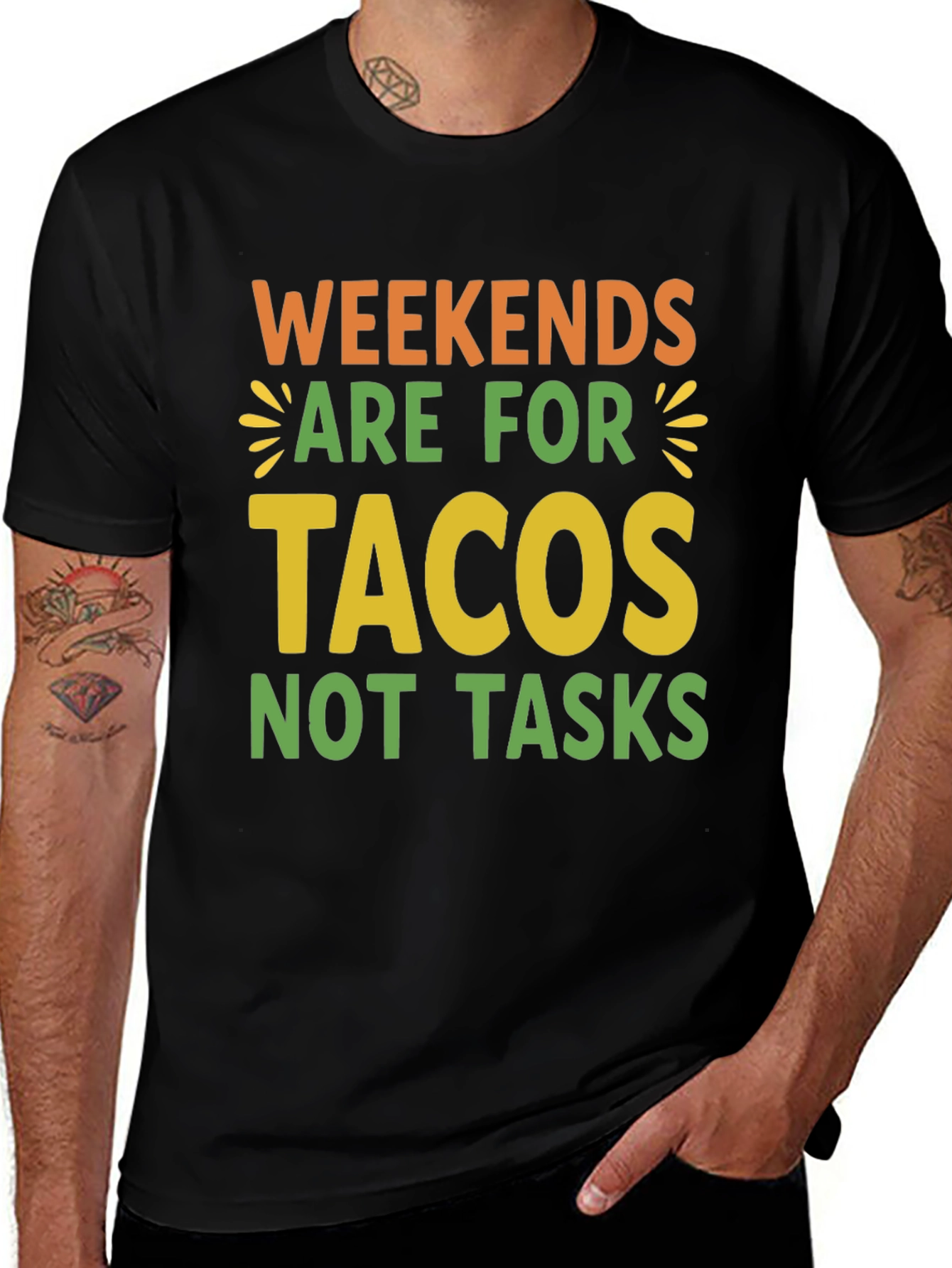 Weekends Are For Tacos Graphic Tee