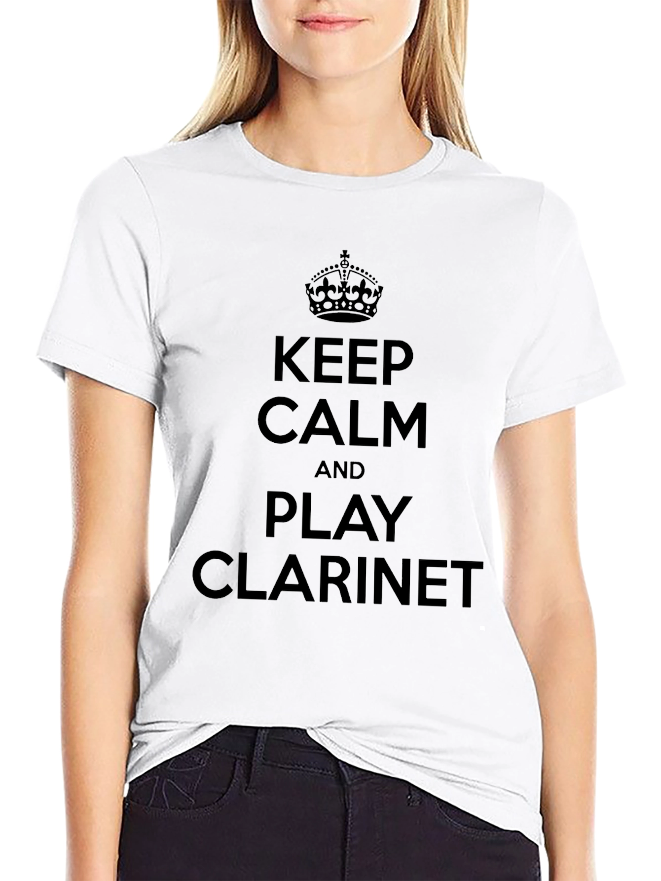 Keep Calm and Play Clarinet T-Shirt - Musician Apparel