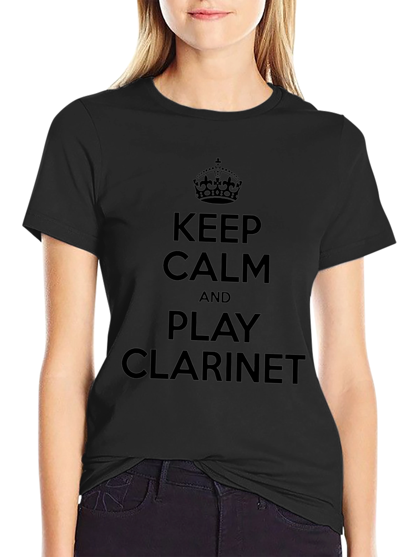 Keep Calm and Play Clarinet T-Shirt - Musician Apparel