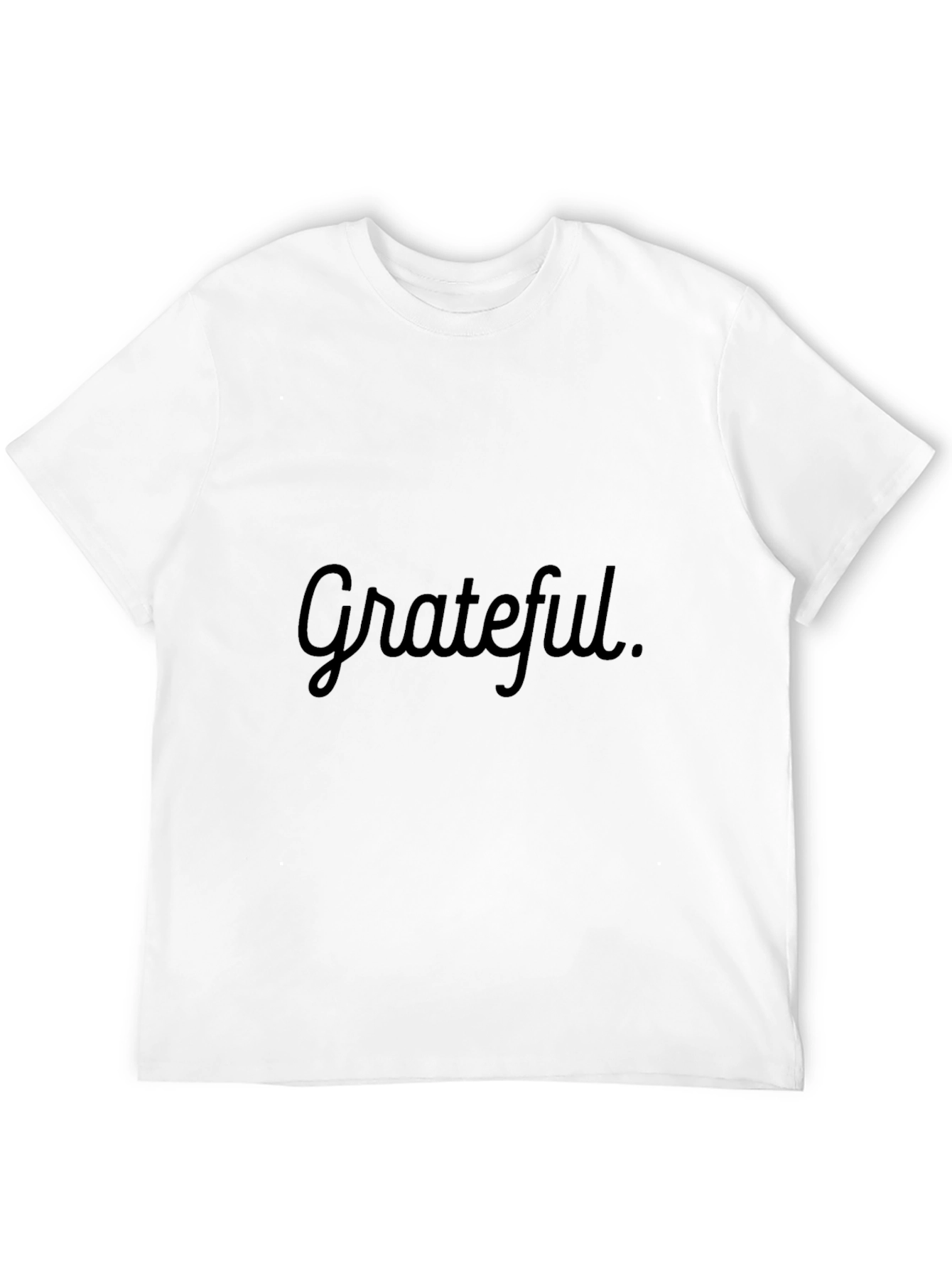 Grateful Black T-Shirt - Soft & Stylish