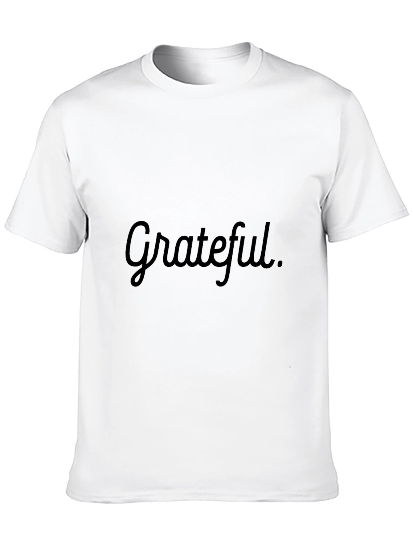 Grateful Black T-Shirt - Soft & Stylish