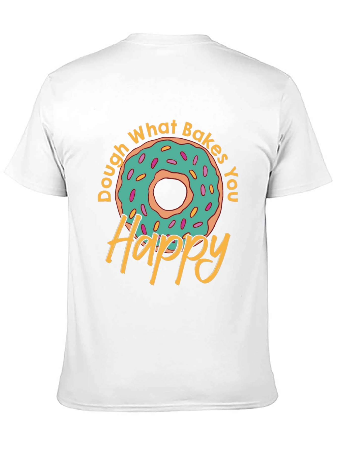 Doughnut Happy T-Shirt - Novelty Food Tee