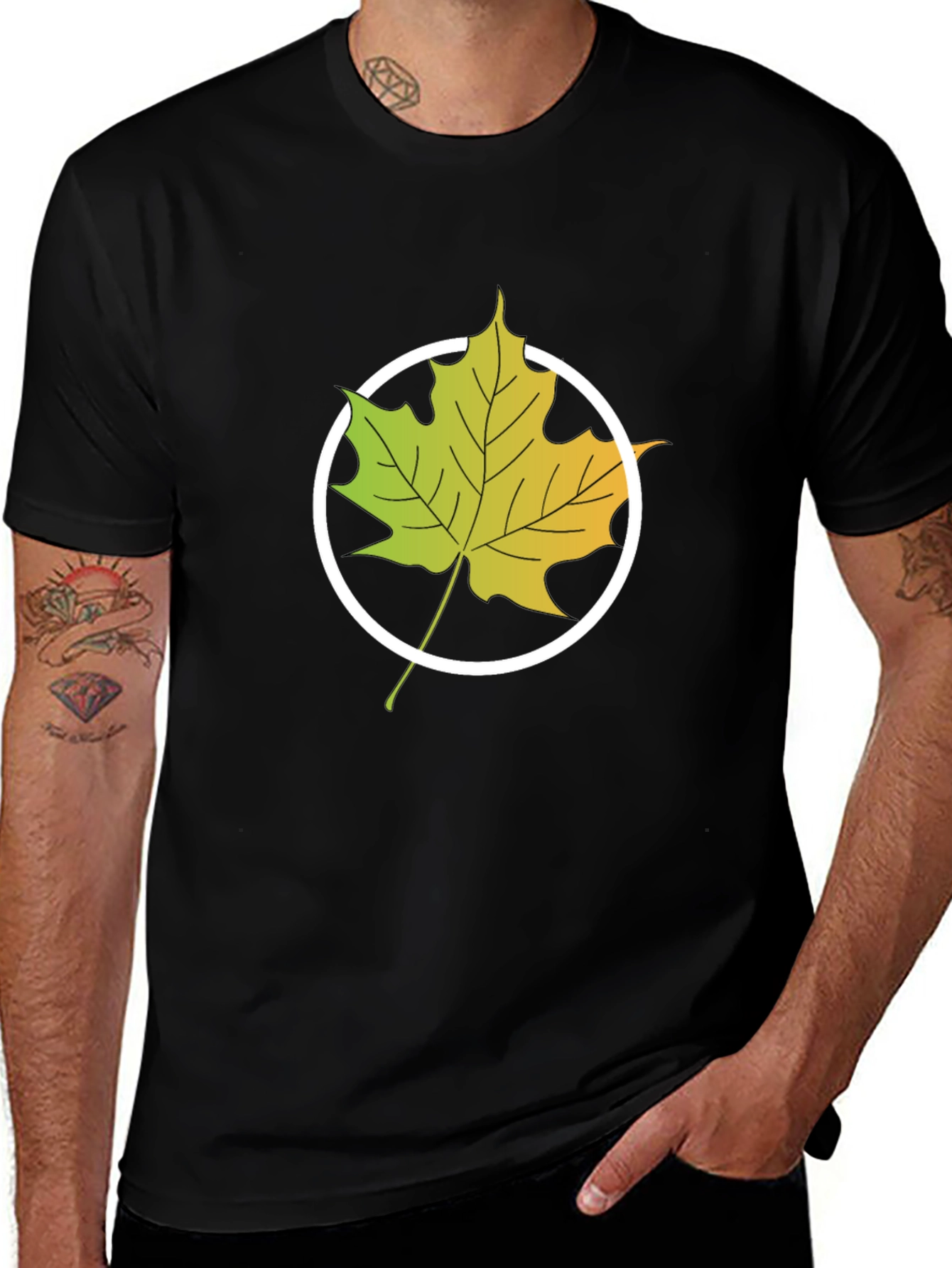 Maple Leaf Graphic Tee - Stylish & Comfortable
