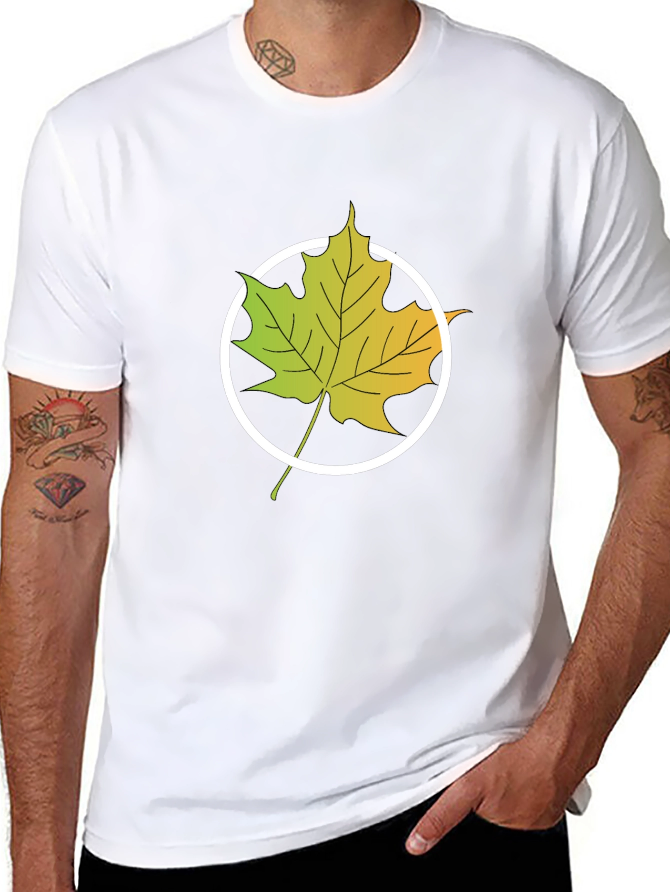 Maple Leaf Graphic Tee - Stylish & Comfortable