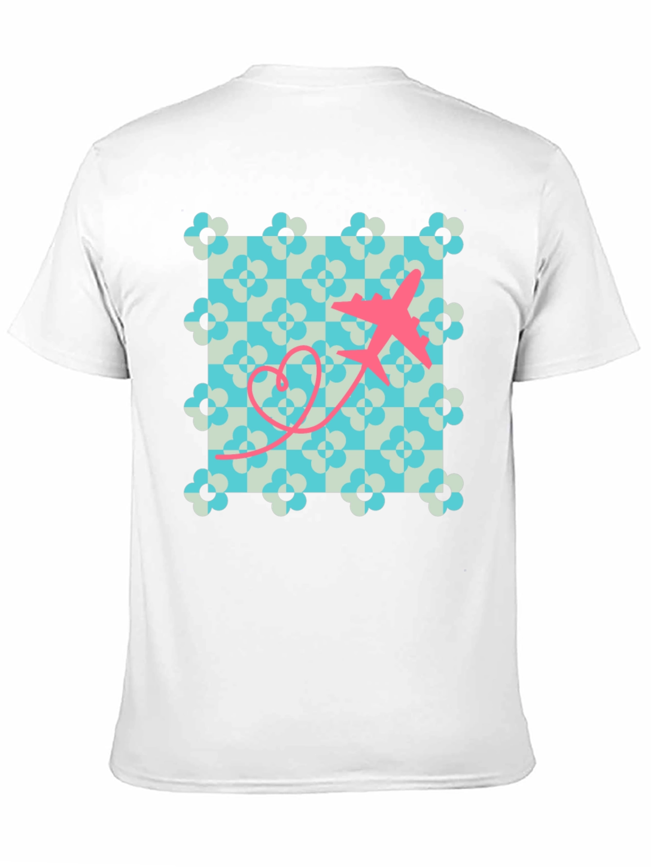 Retro Airplane Heart T-Shirt