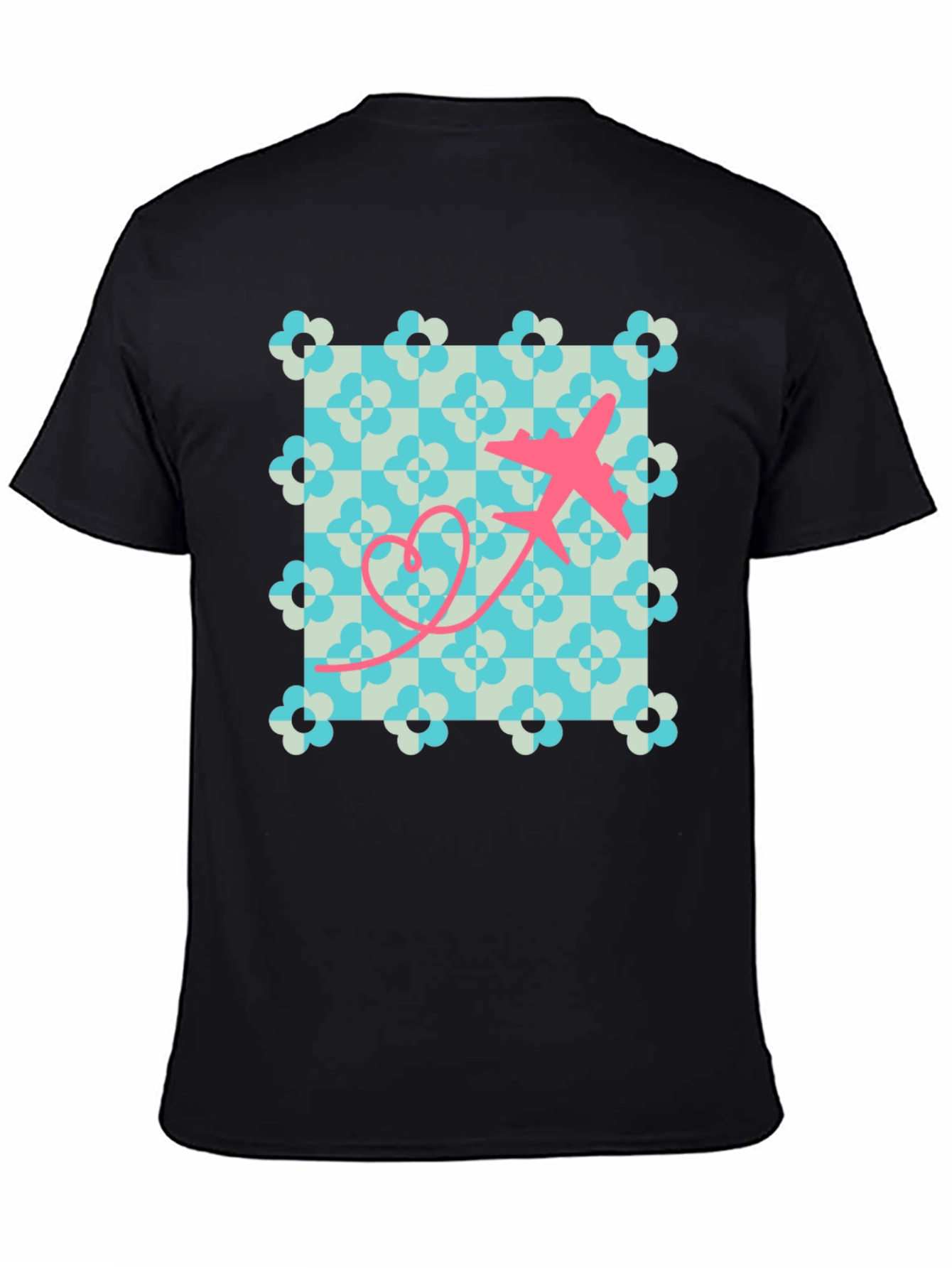 Retro Airplane Heart T-Shirt
