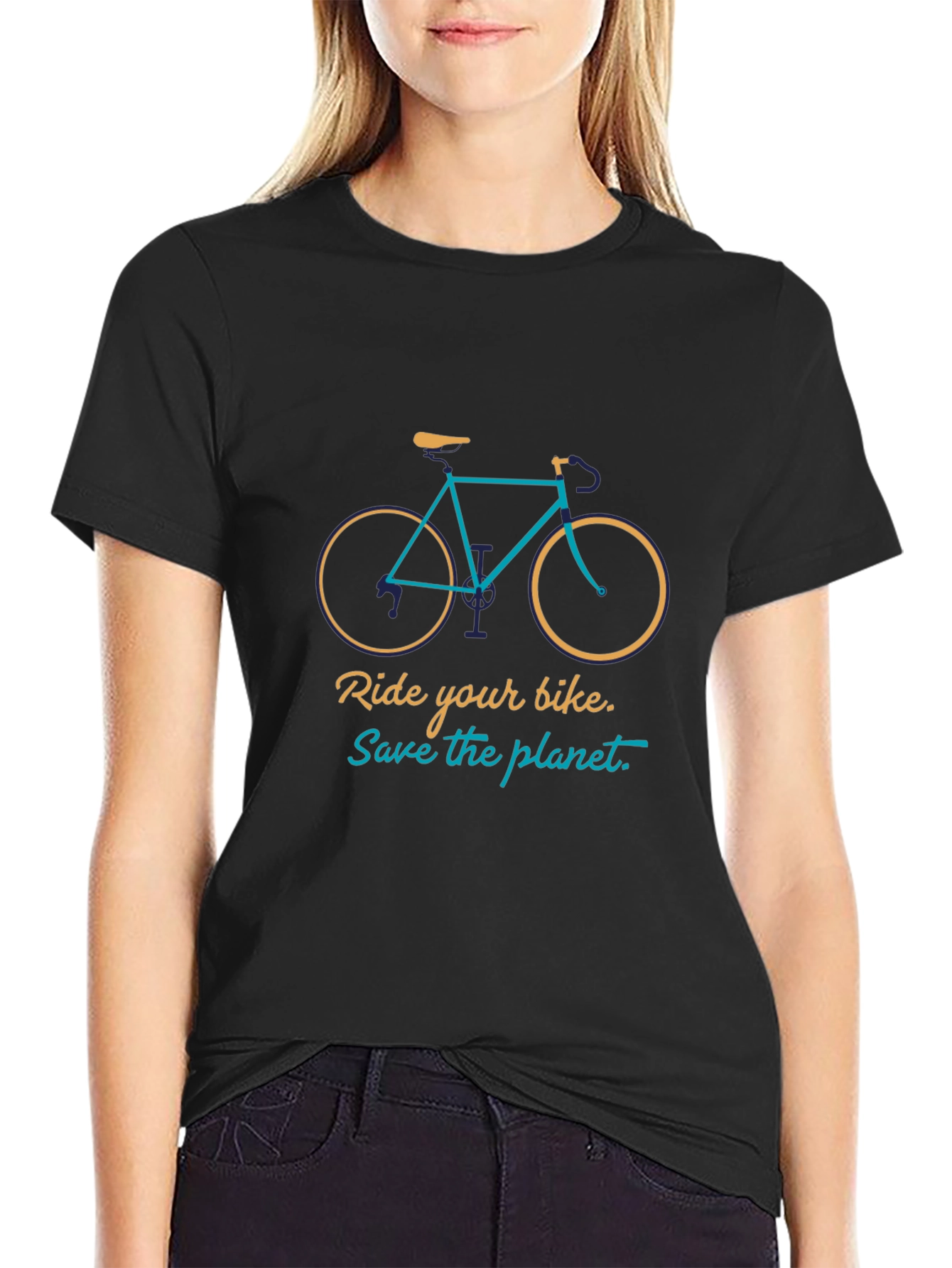 Ride Your Bike T-Shirt - Save the Planet