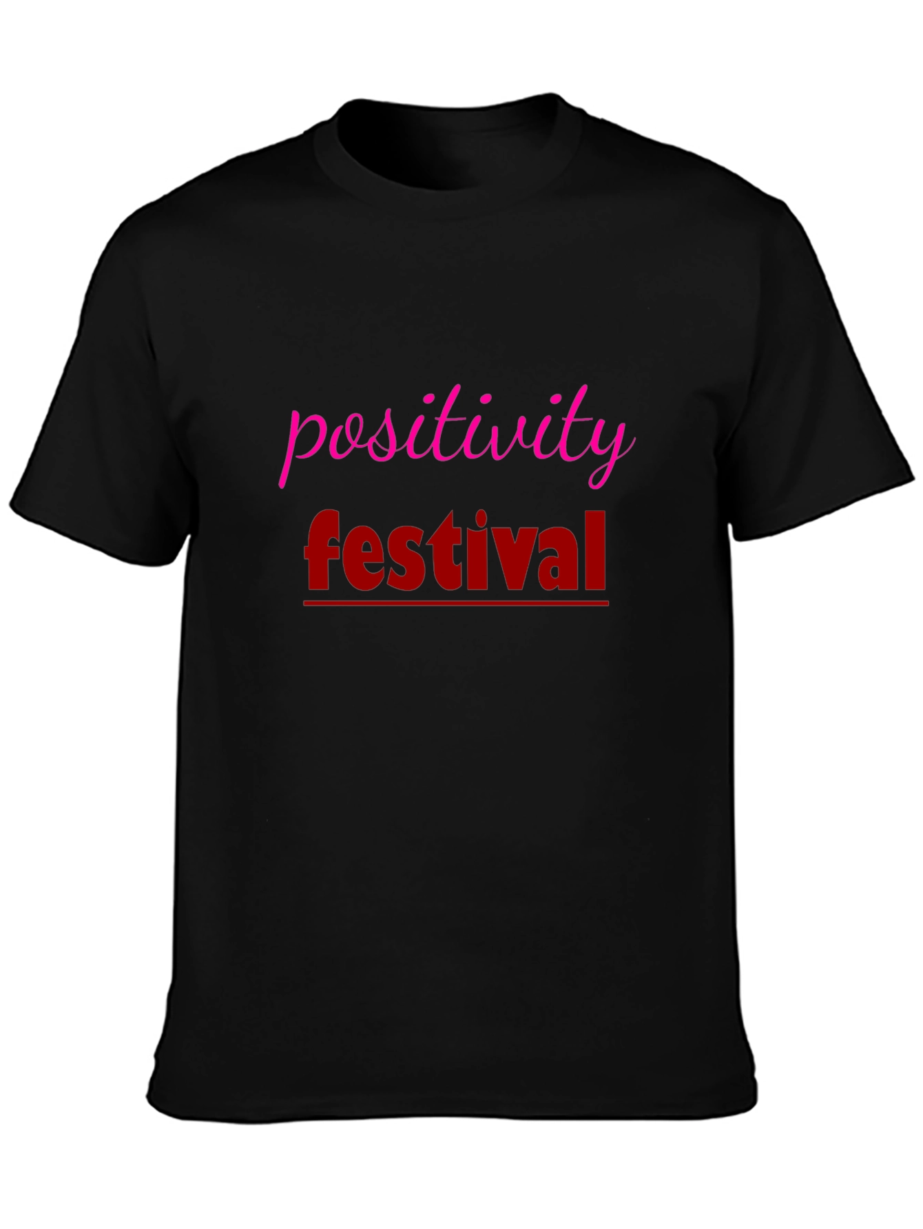 Positivity Festival T-Shirt - Black