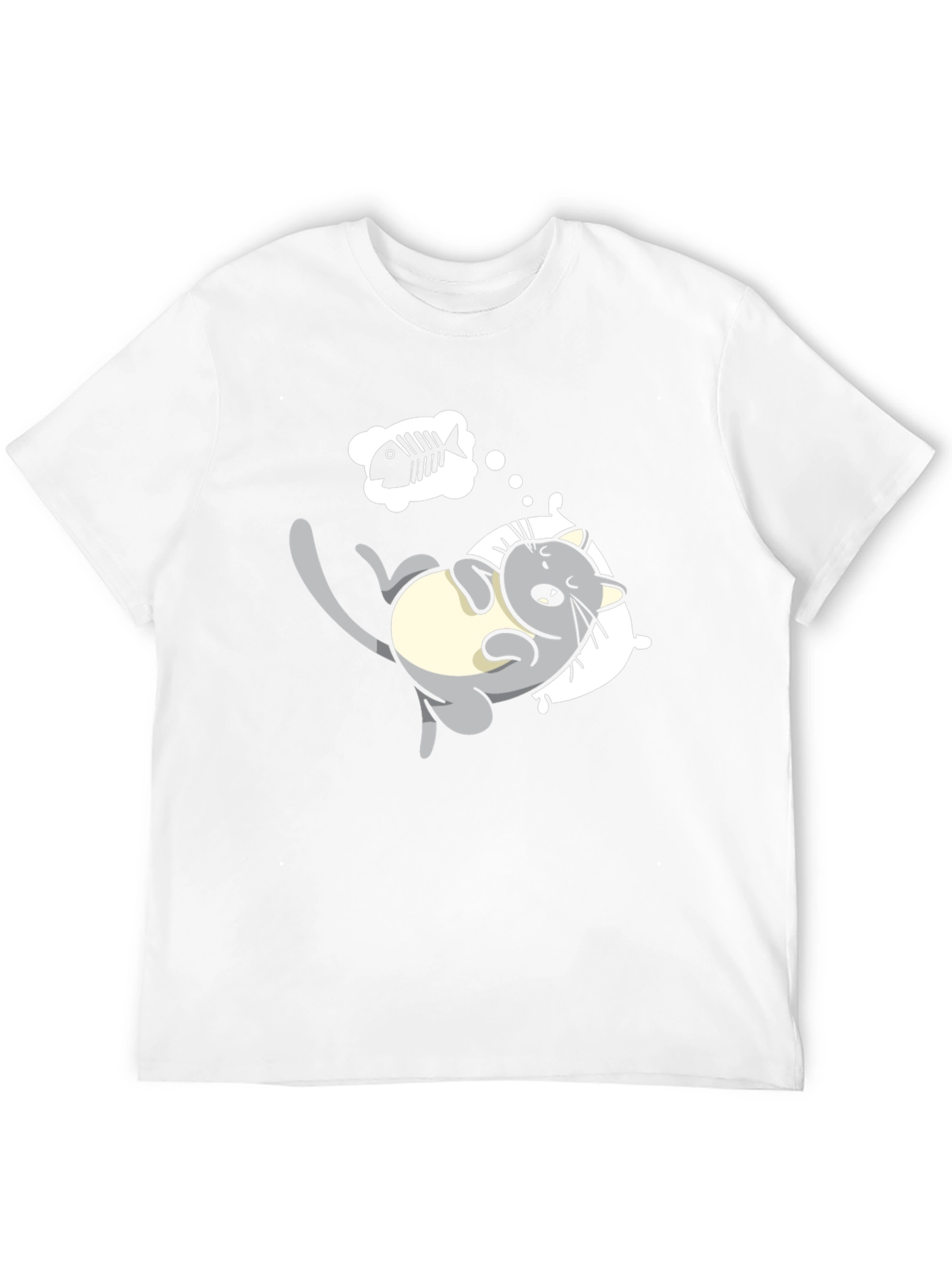 Dreaming Cat Graphic T-Shirt
