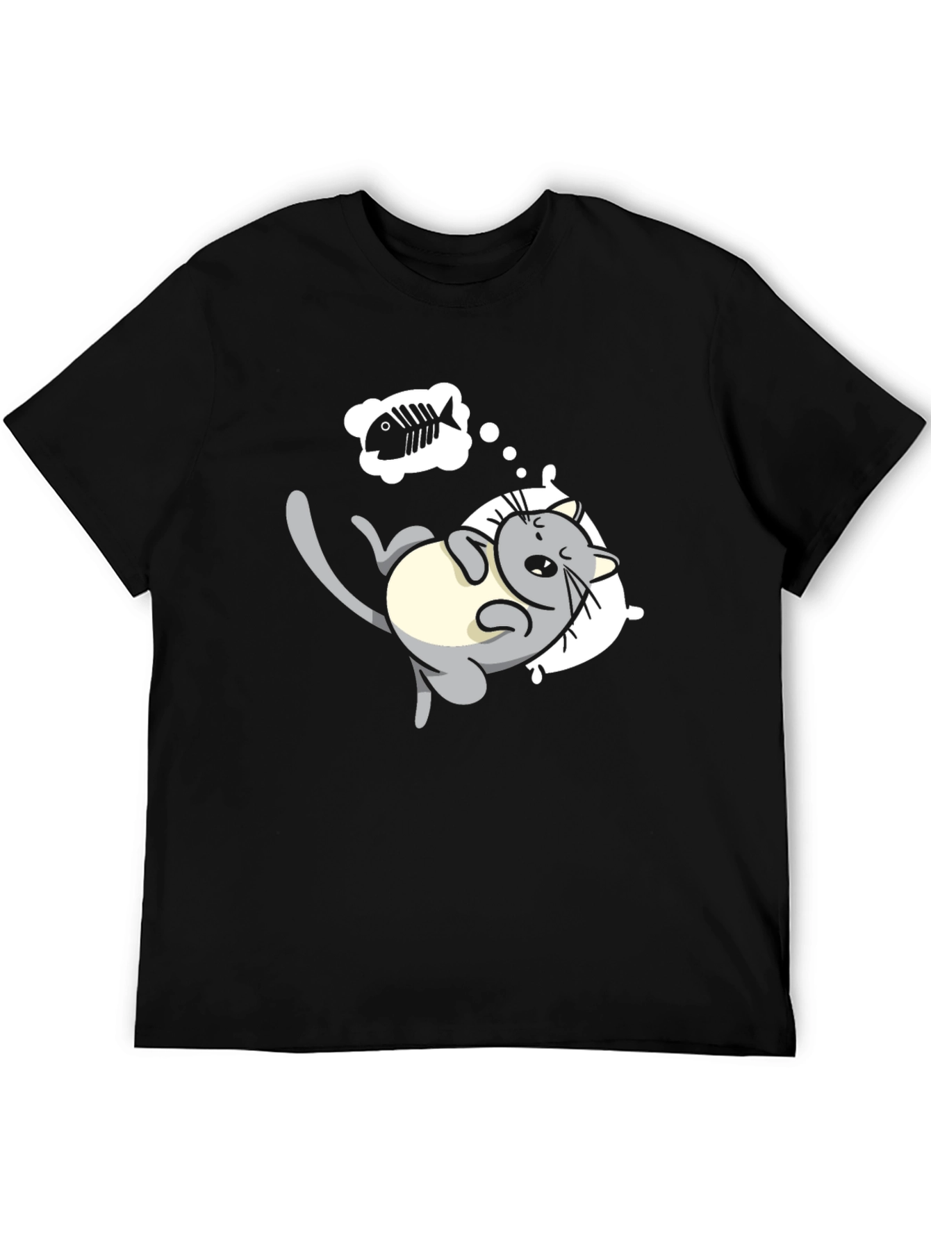 Dreaming Cat Graphic T-Shirt
