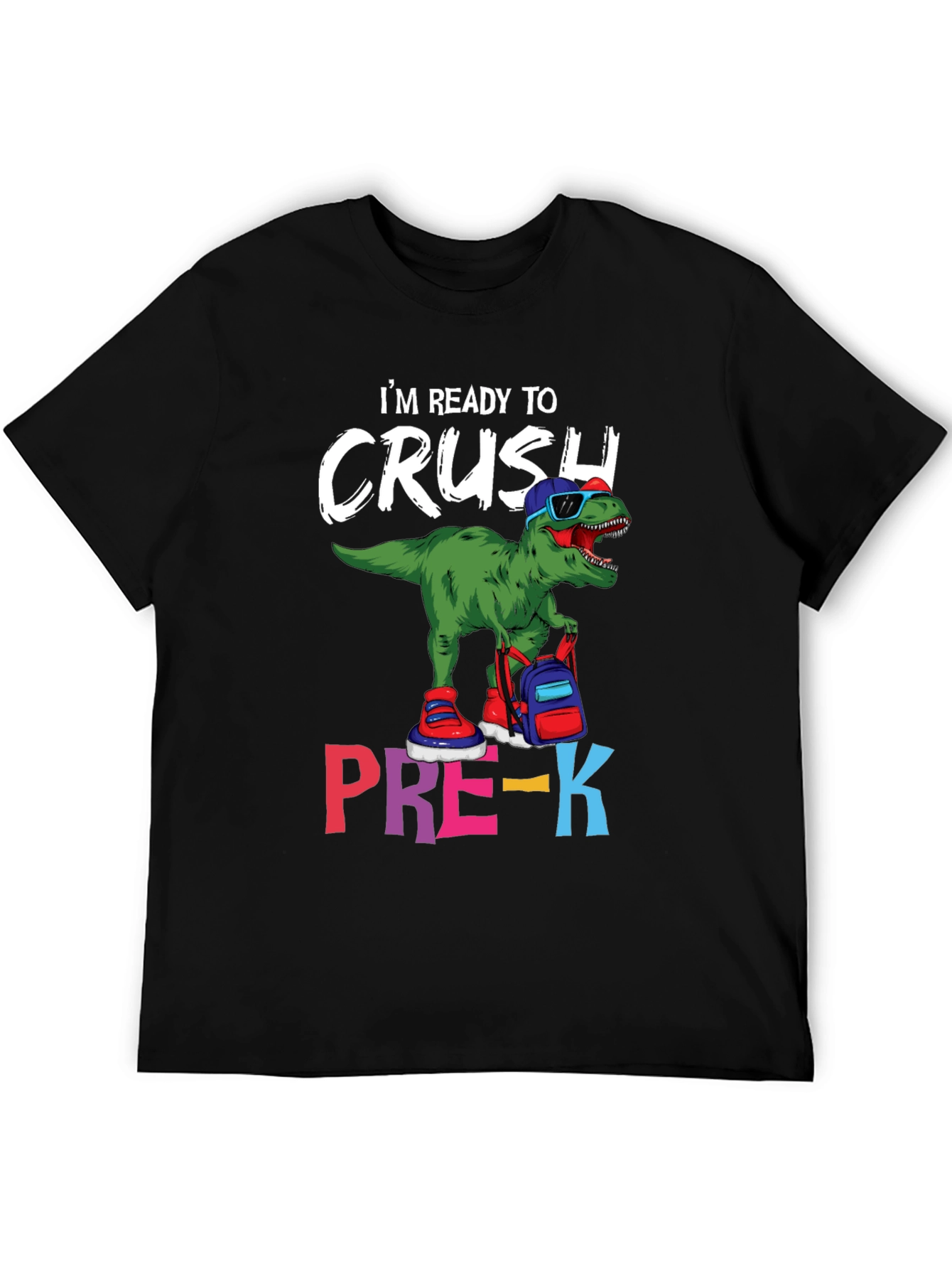Ready to Crush Pre-K Dinosaur T-Shirt