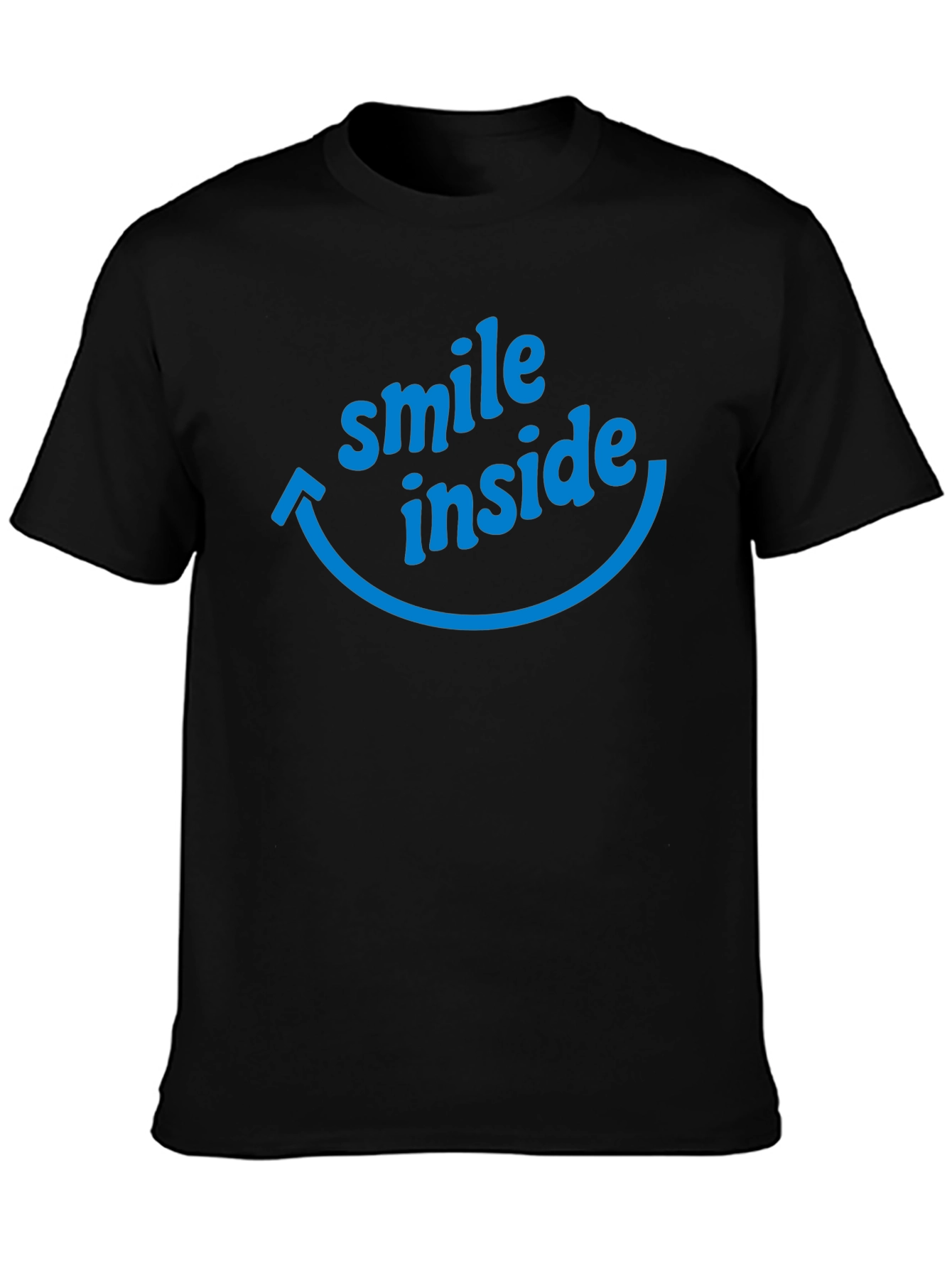 Smile Inside Graphic T-Shirt - Black