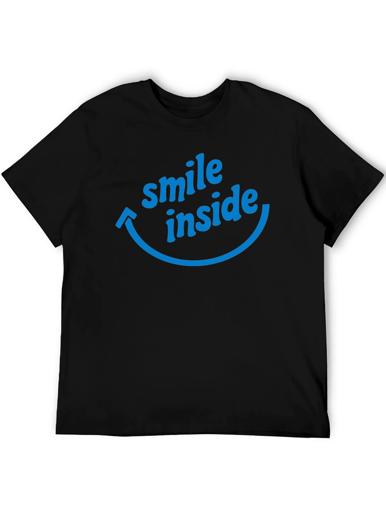 Smile Inside Graphic T-Shirt - Black