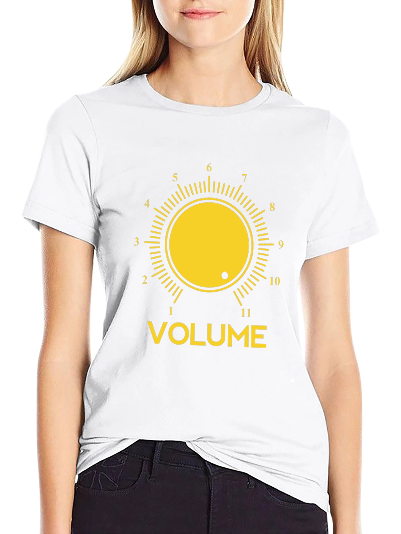 Volume Knob T-Shirt - Black Graphic Tee