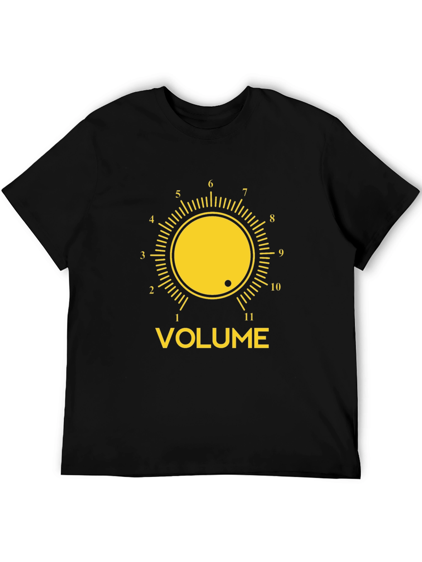 Volume Knob T-Shirt - Black Graphic Tee