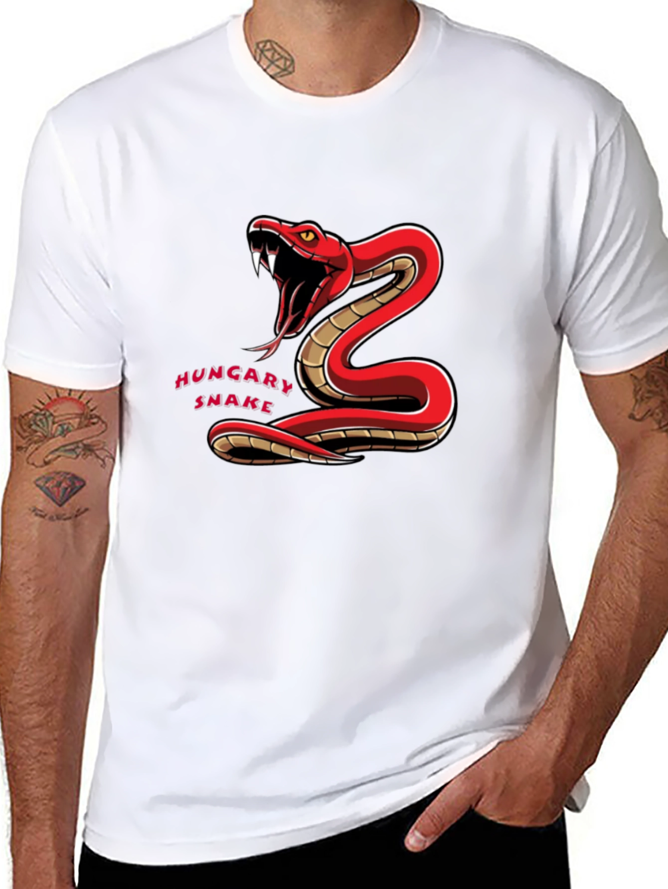 Hungary Snake T-Shirt - Unique Graphic Tee