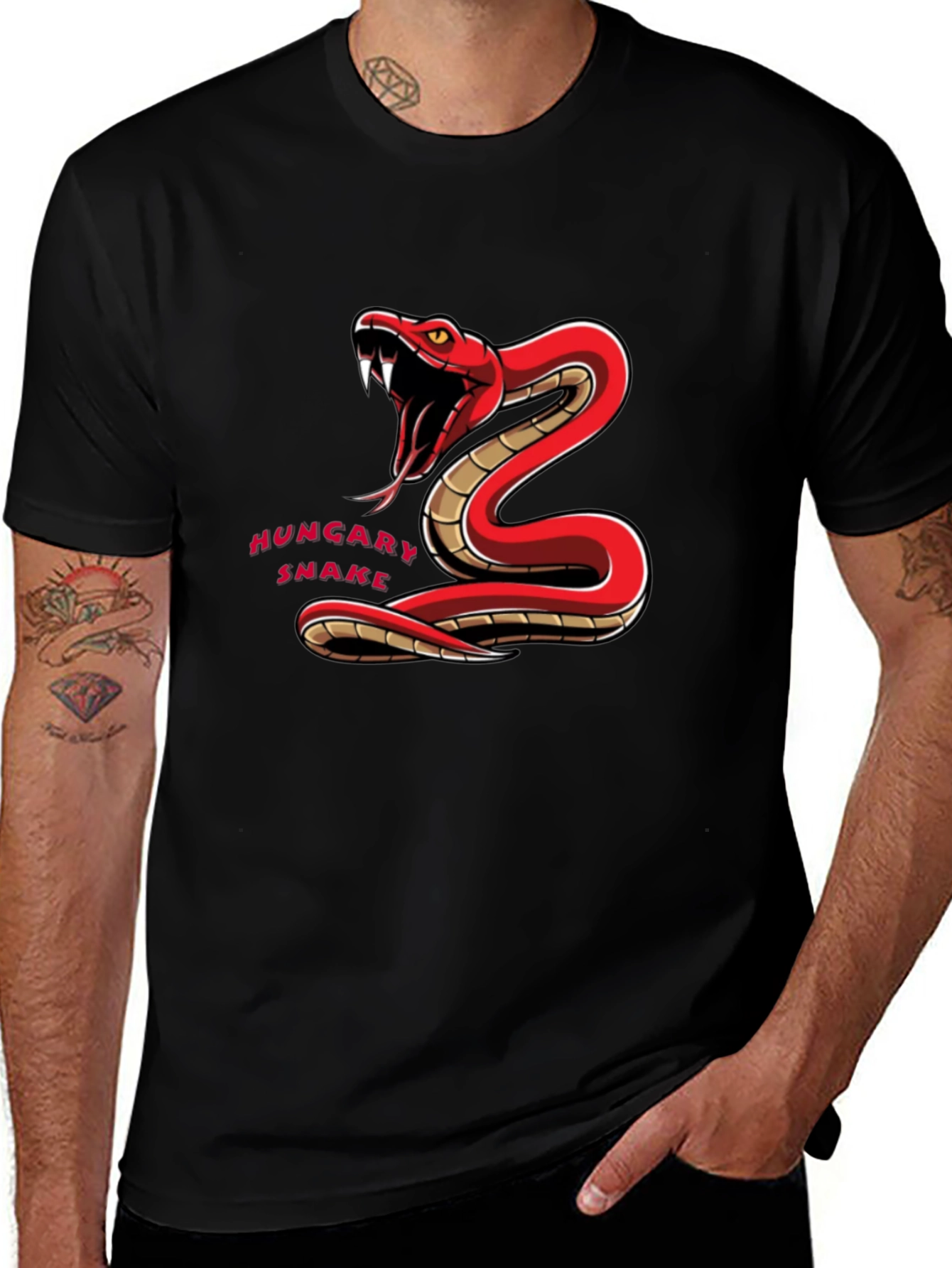 Hungary Snake T-Shirt - Unique Graphic Tee