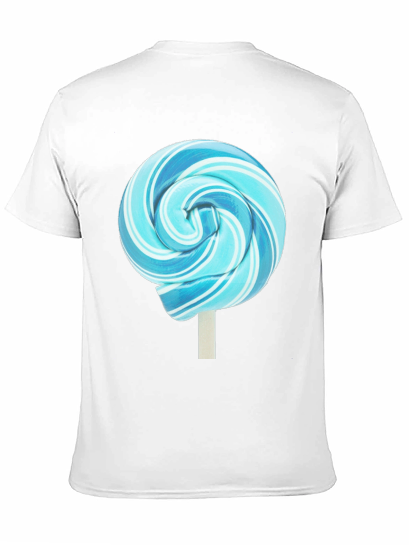 Blue Swirl Lollipop Graphic T-Shirt