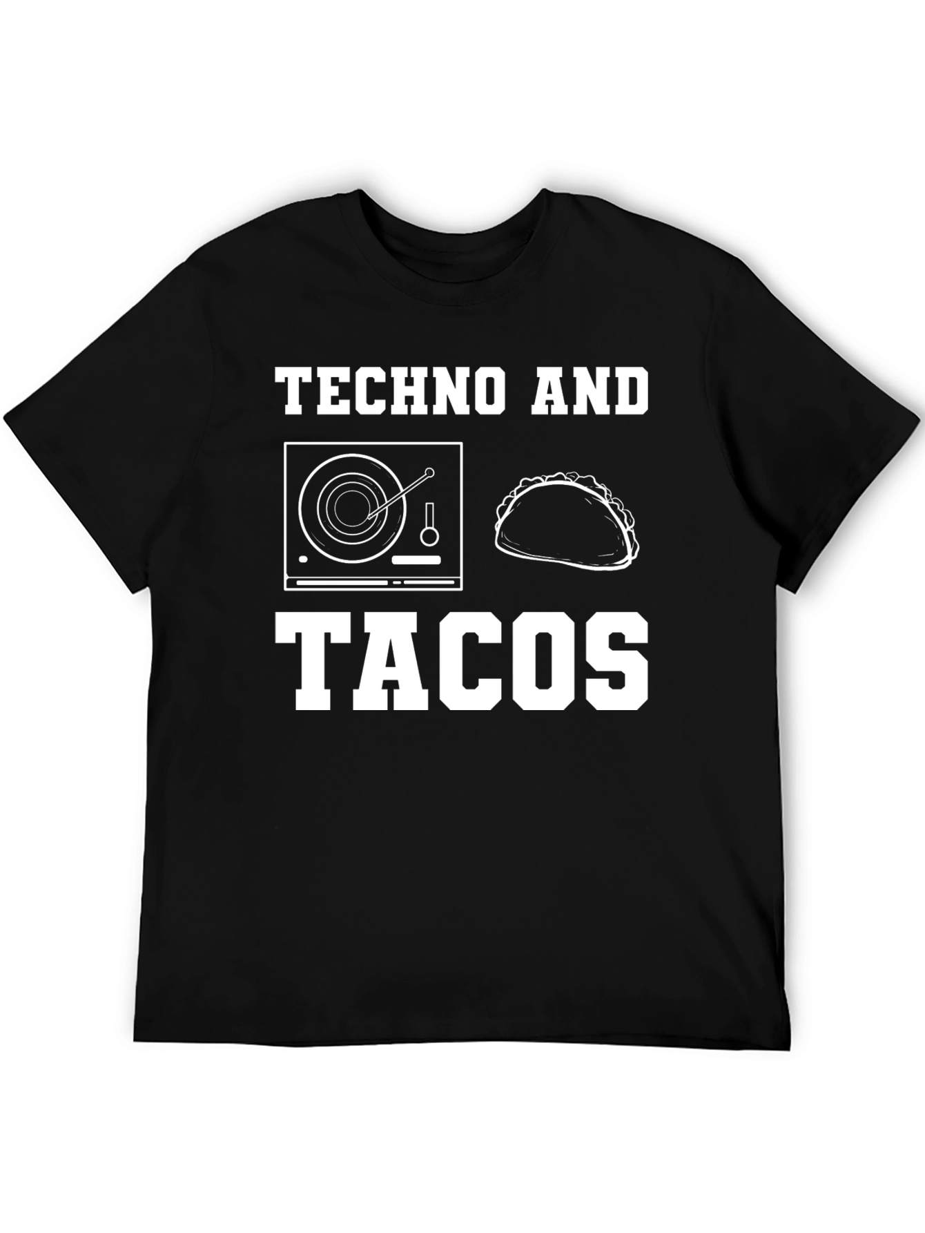 Techno and Tacos Graphic T-Shirt