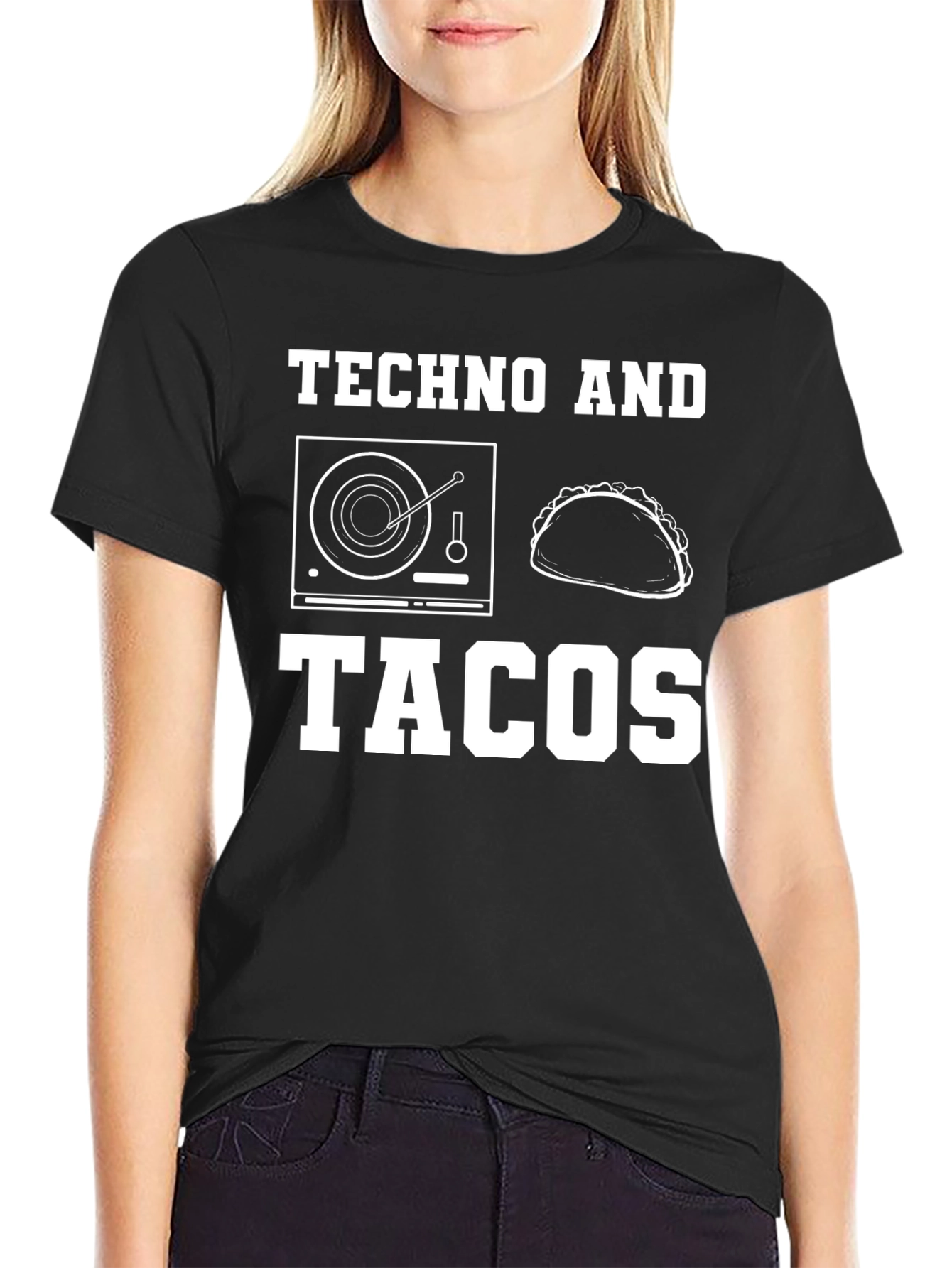 Techno and Tacos Graphic T-Shirt
