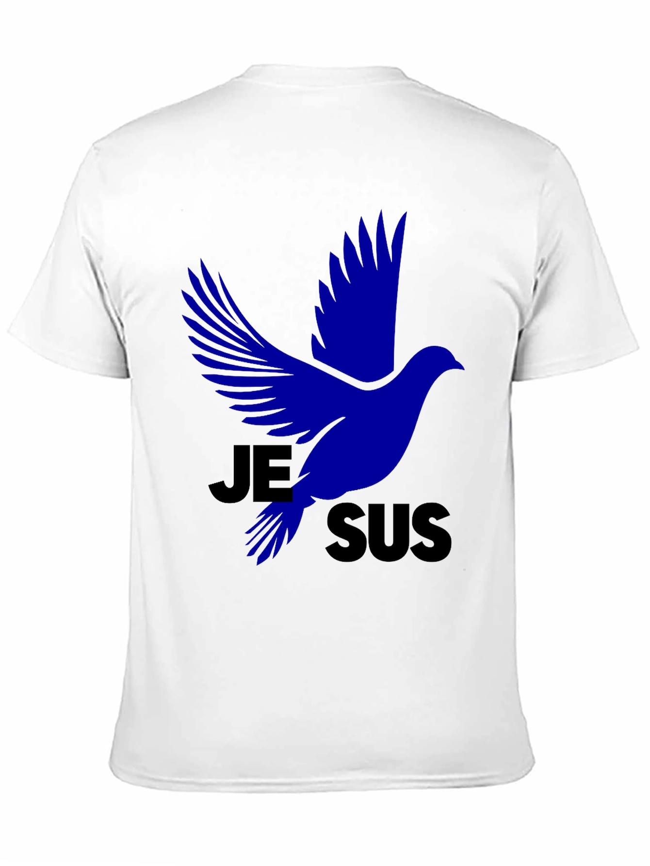 Jesus Dove Graphic Tee - Black Christian T-Shirt