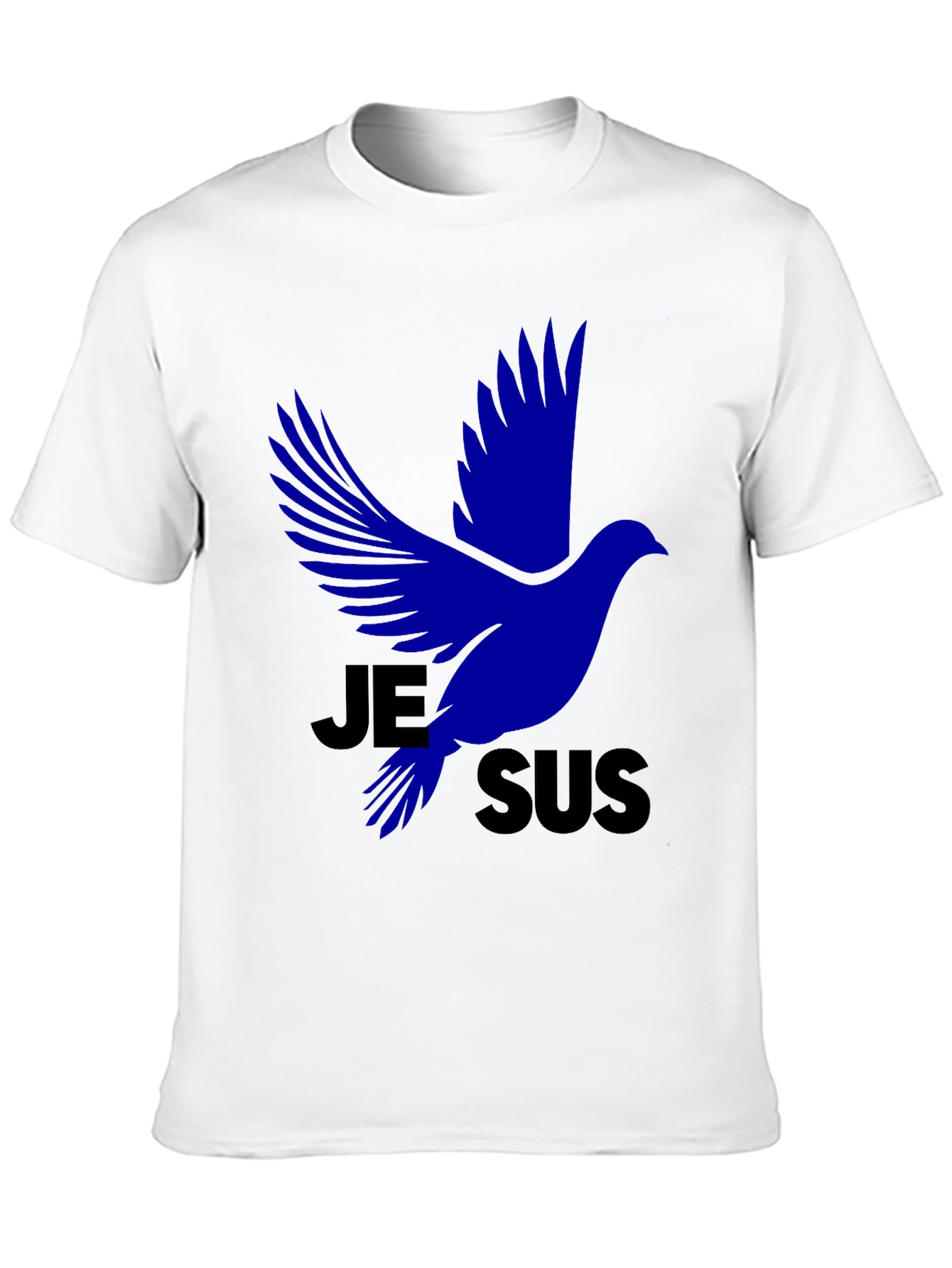 Jesus Dove Graphic Tee - Black Christian T-Shirt