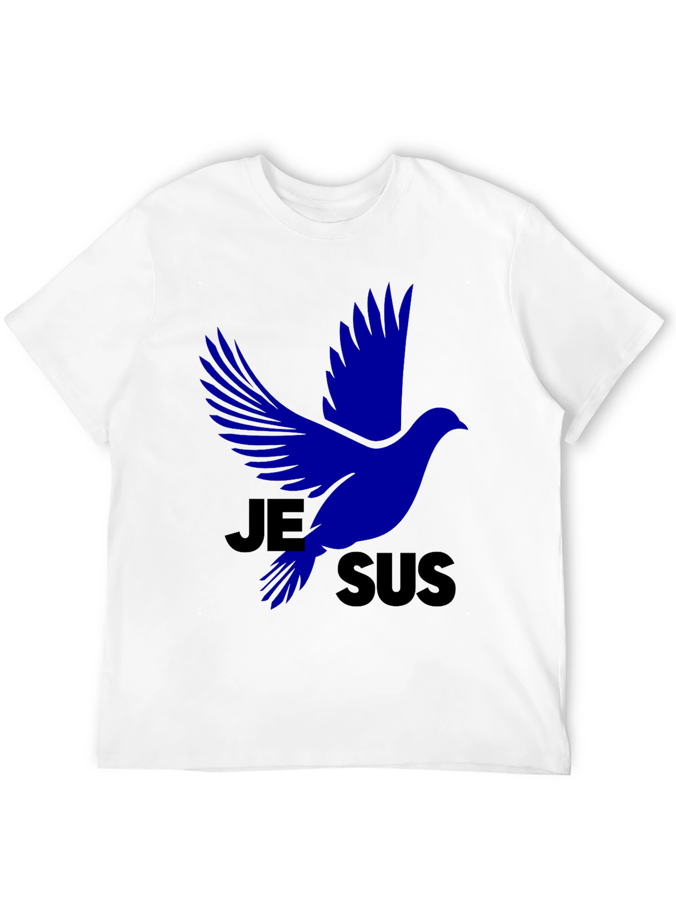 Jesus Dove Graphic Tee - Black Christian T-Shirt