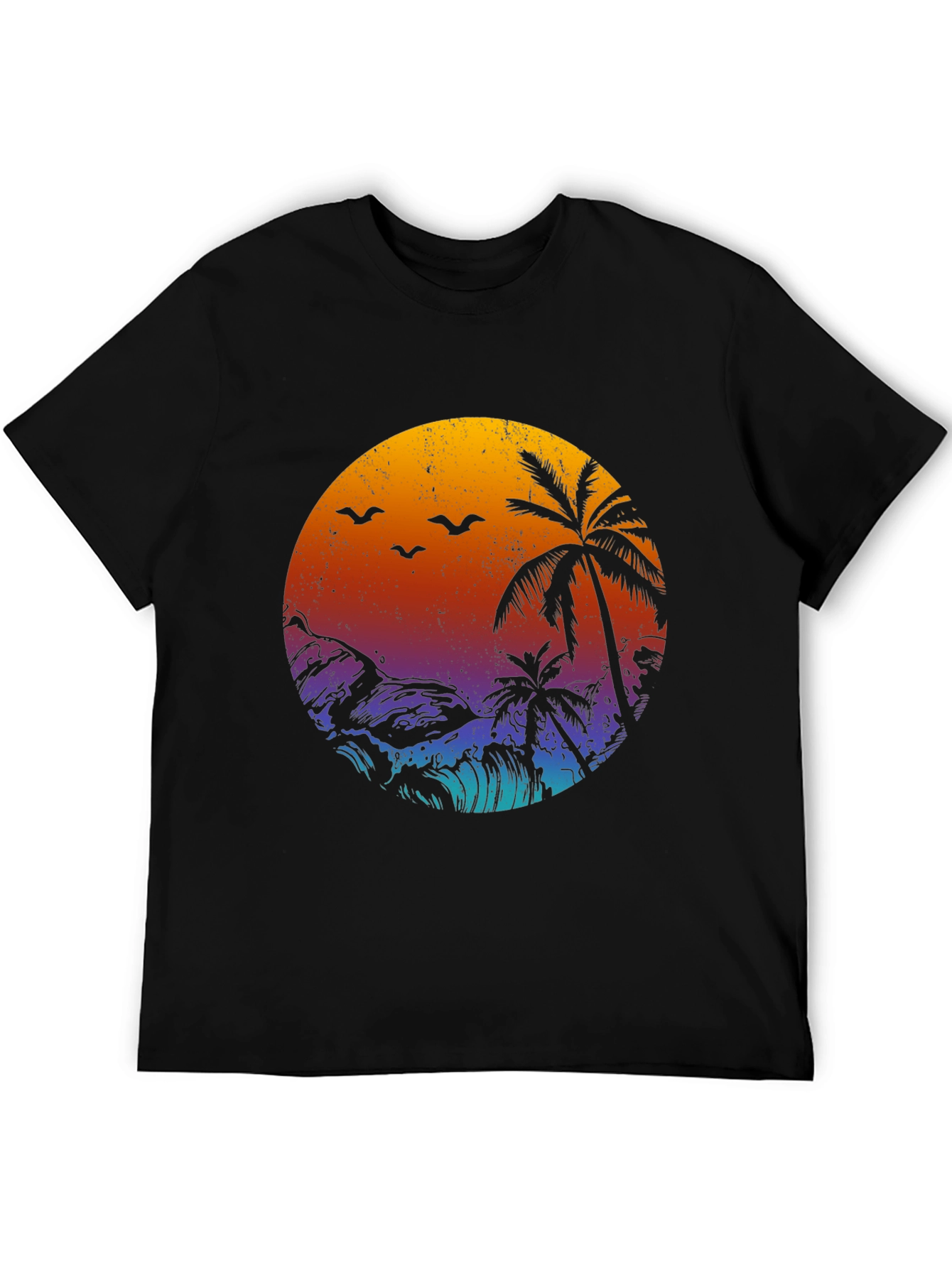 Sunset Beach Graphic T-Shirt