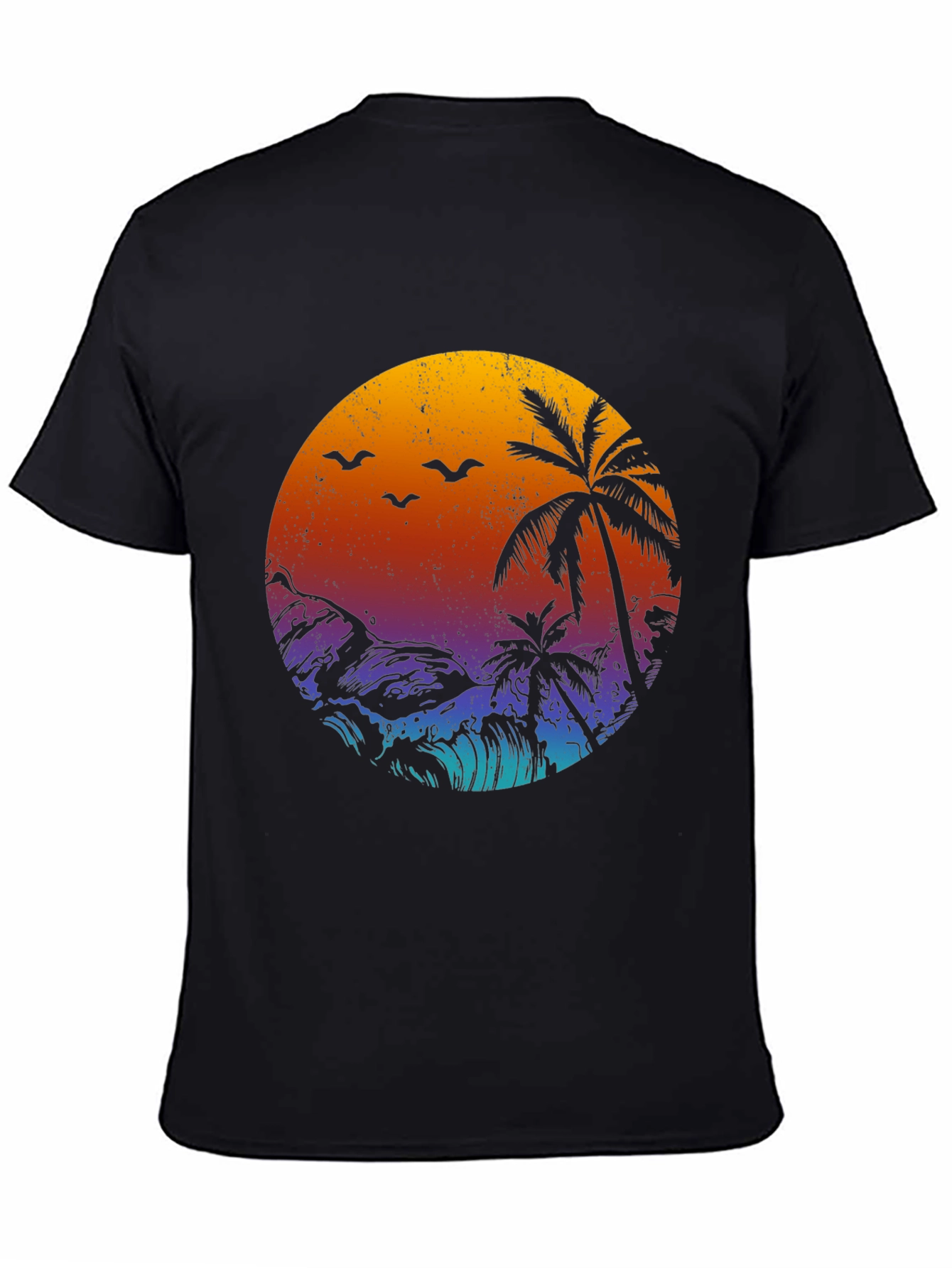 Sunset Beach Graphic T-Shirt
