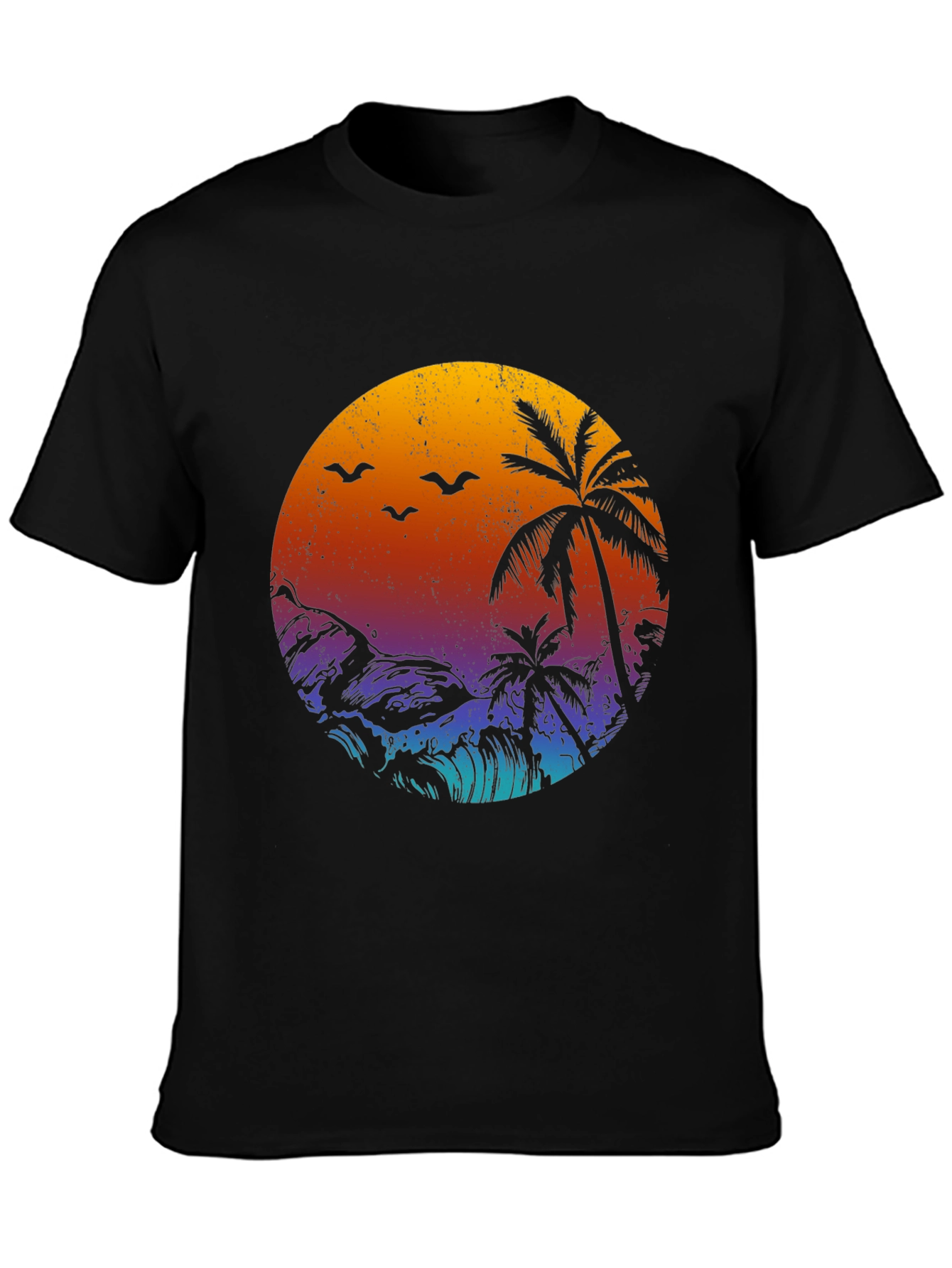 Sunset Beach Graphic T-Shirt