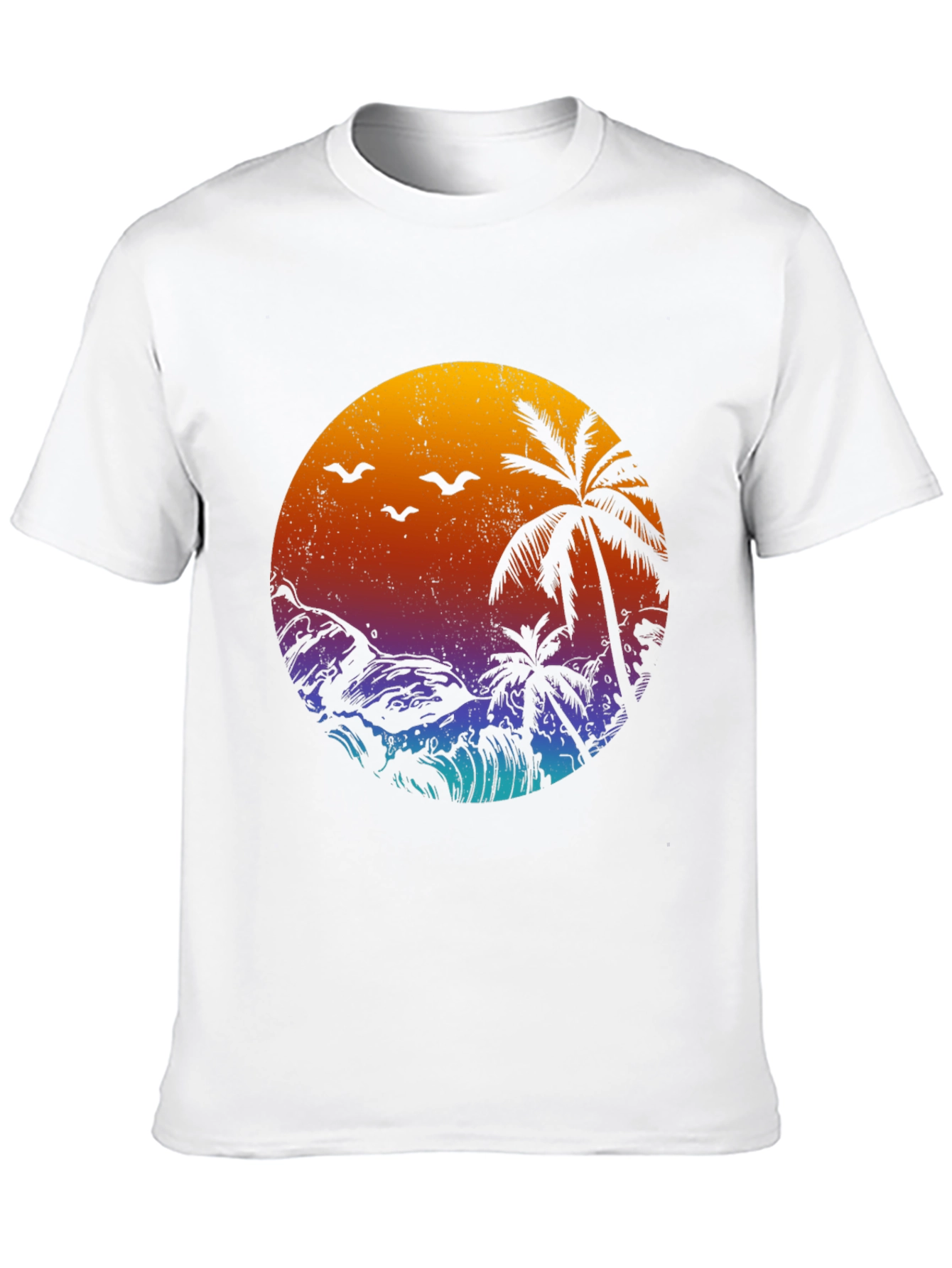 Sunset Beach Graphic T-Shirt