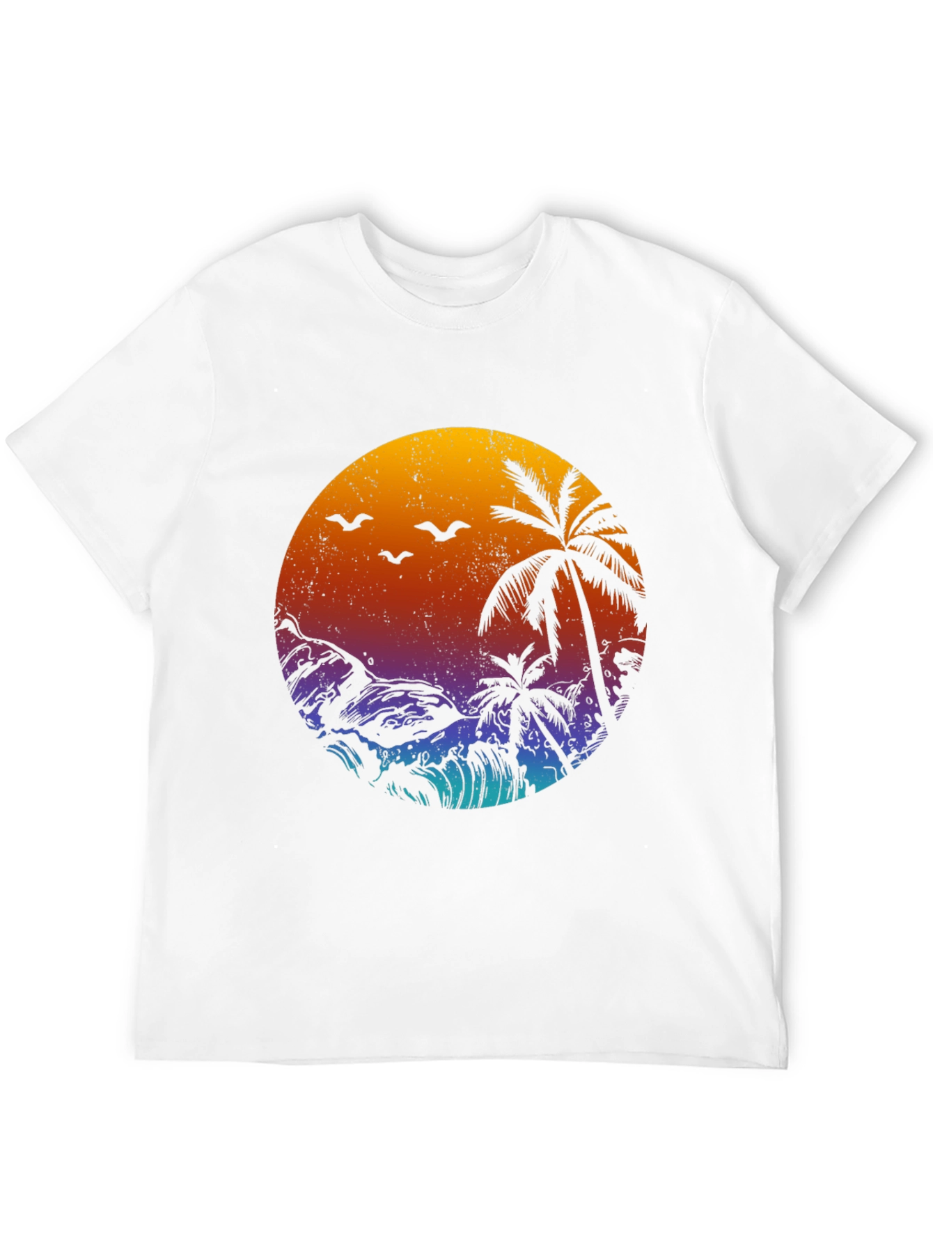 Sunset Beach Graphic T-Shirt