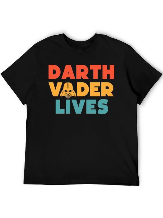 Darth Vader Lives Retro Graphic T-Shirt