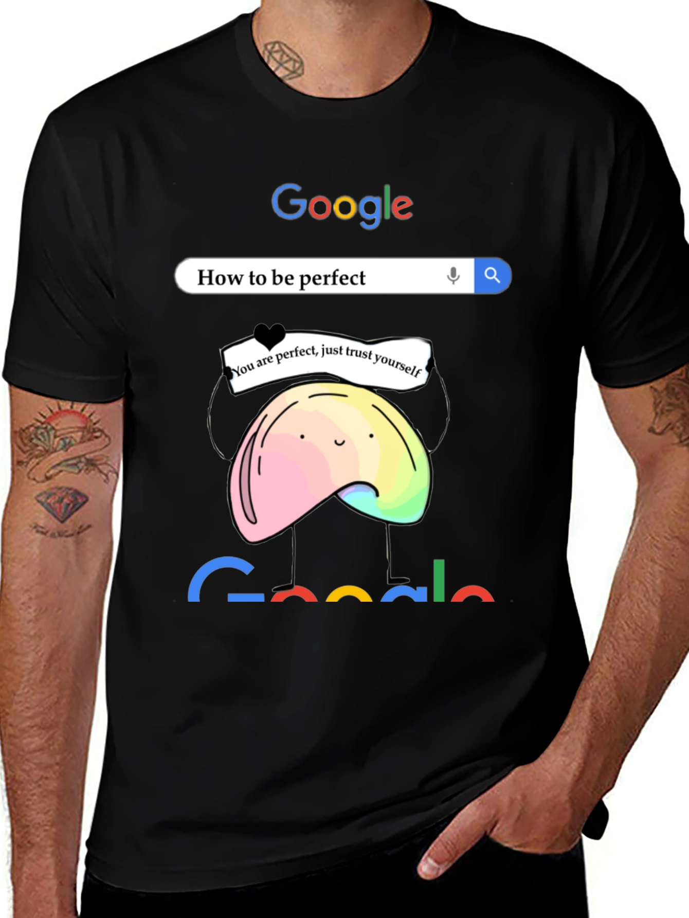 Funny How to be Perfect Google Search T-Shirt