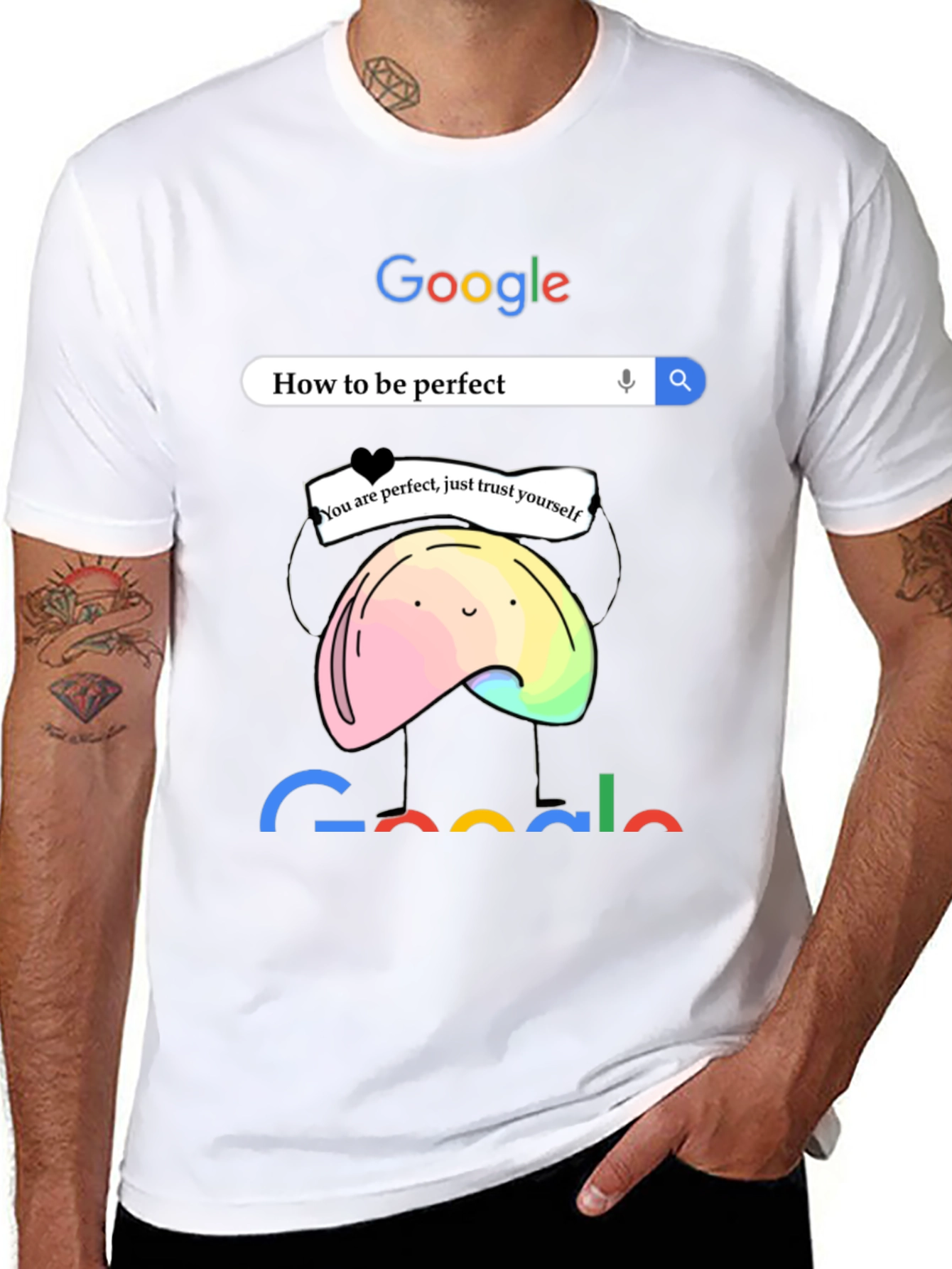 Funny How to be Perfect Google Search T-Shirt