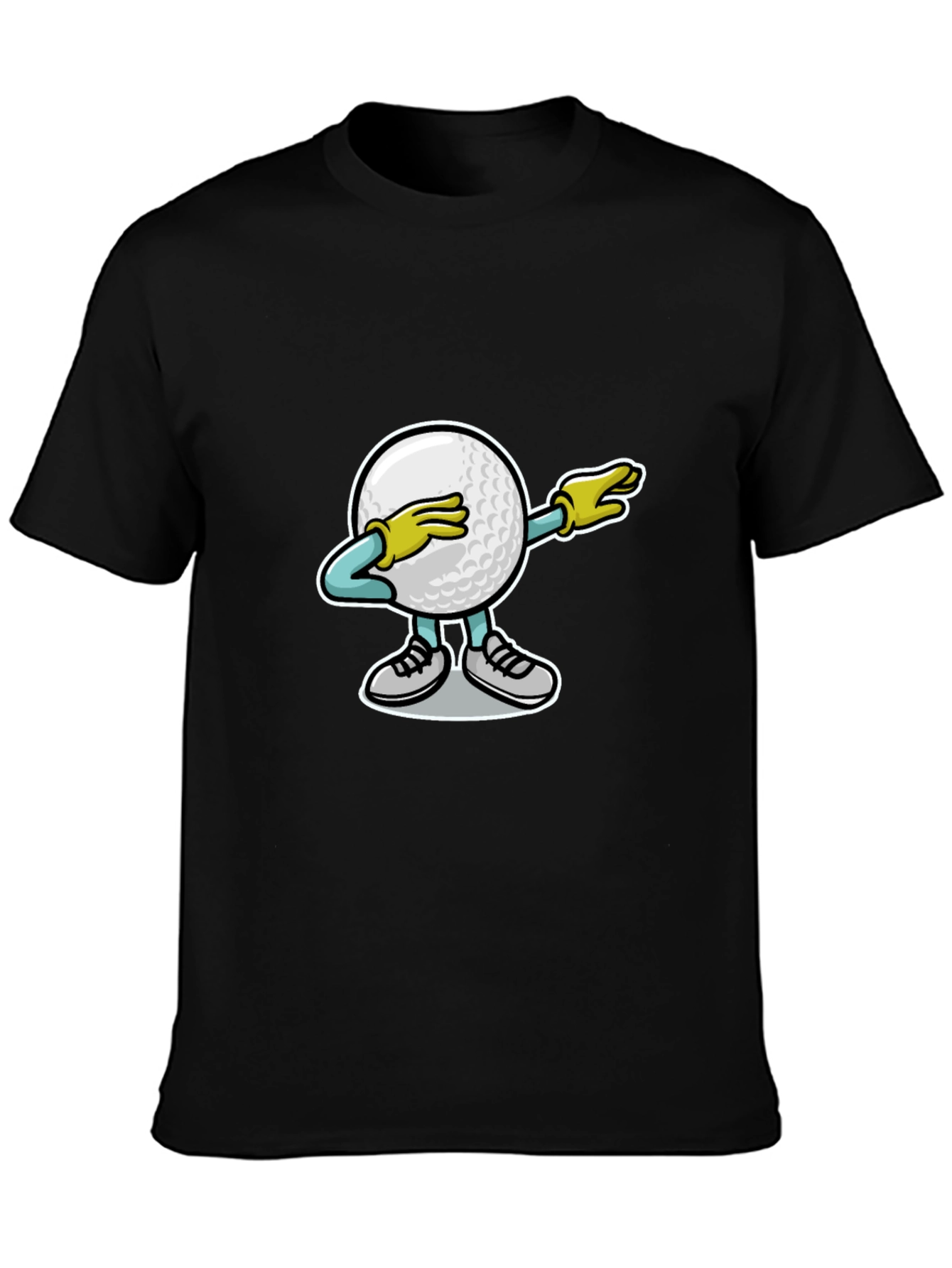 Dabbing Golf Ball Graphic T-Shirt