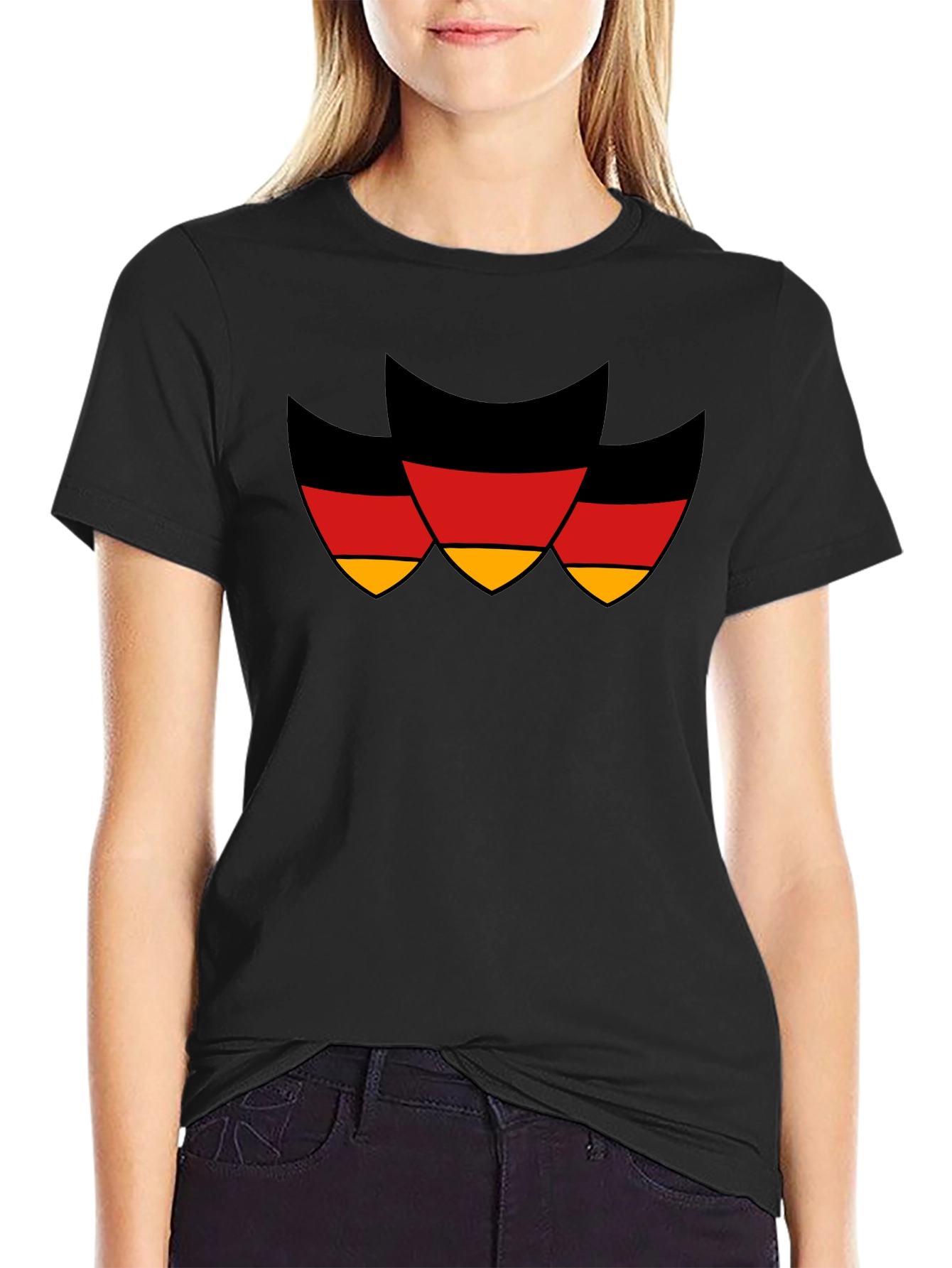 German Flag T-Shirt - Black Bold and Proud!