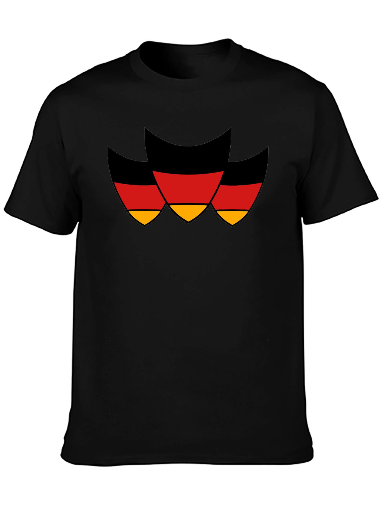 German Flag T-Shirt - Black Bold and Proud!