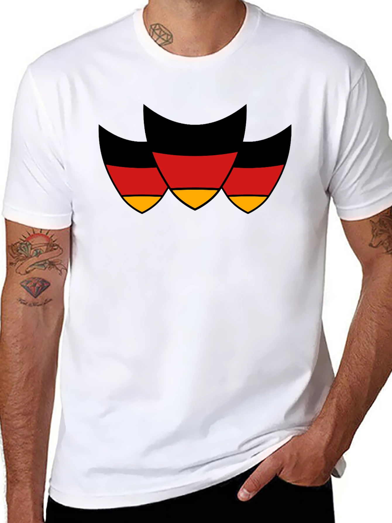 German Flag T-Shirt - Black Bold and Proud!