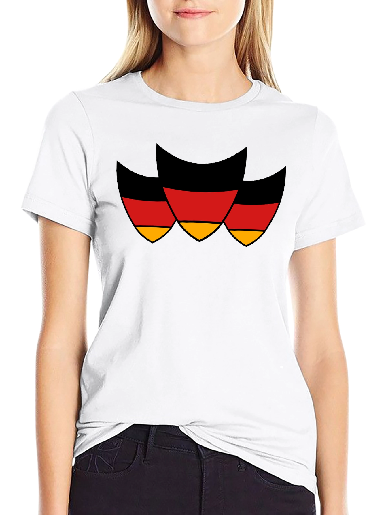 German Flag T-Shirt - Black Bold and Proud!