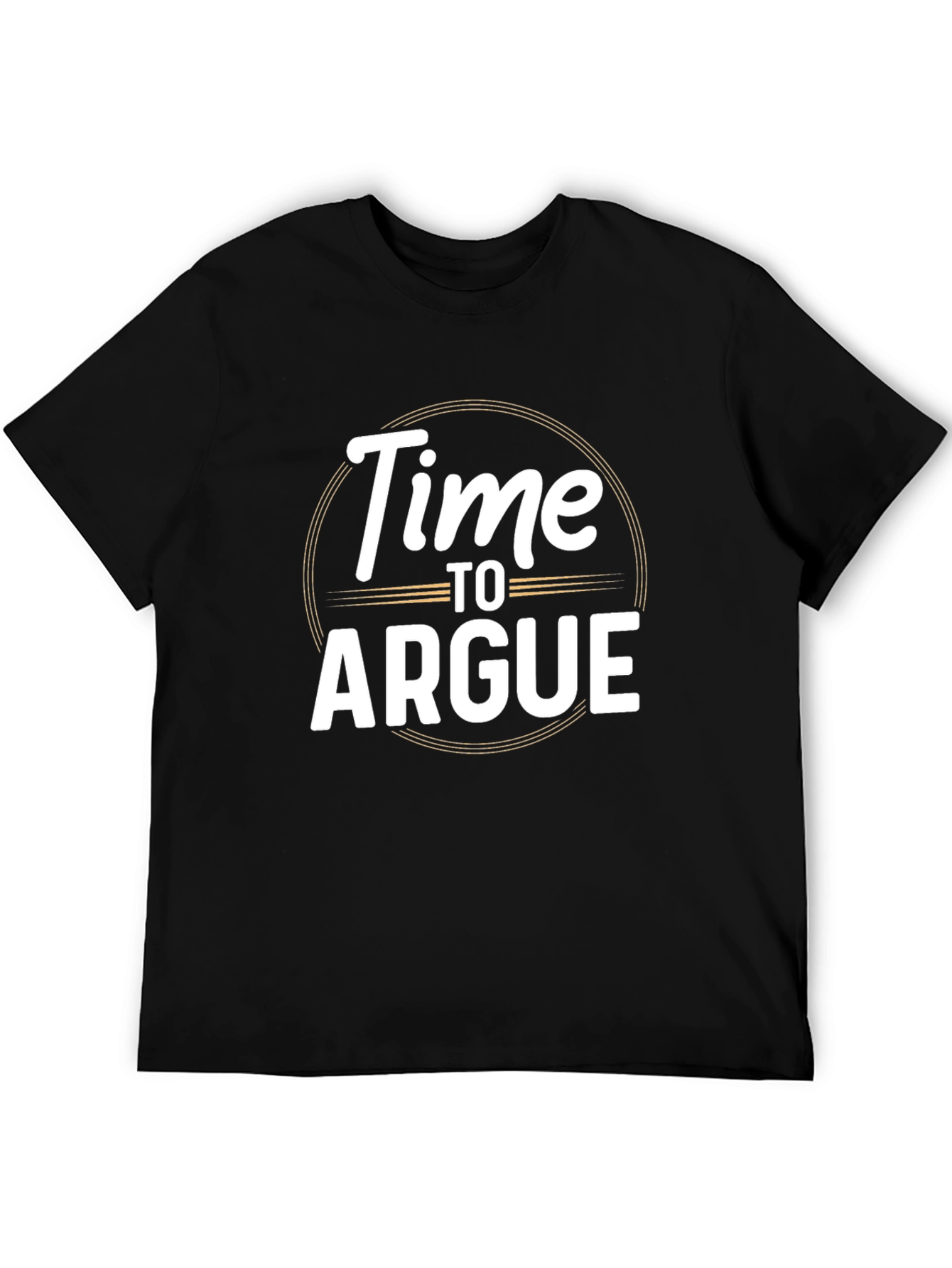 Time To Argue Graphic Tee - Black